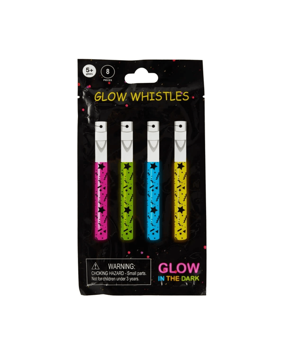 8 Piece Glow Whistles