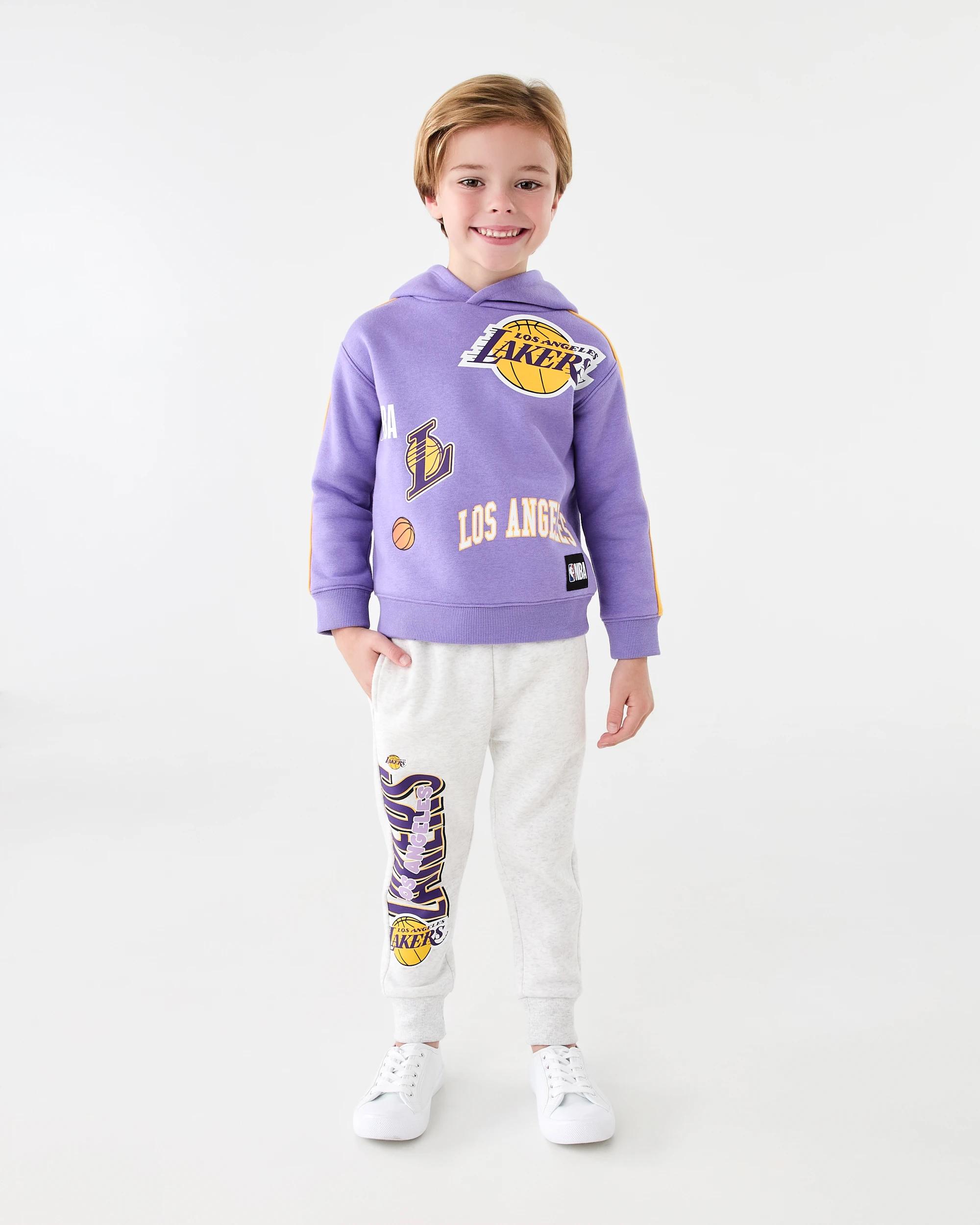 7 Official NBA Kids Printed Hoodie Lkrs 7d4r, 7 of 8