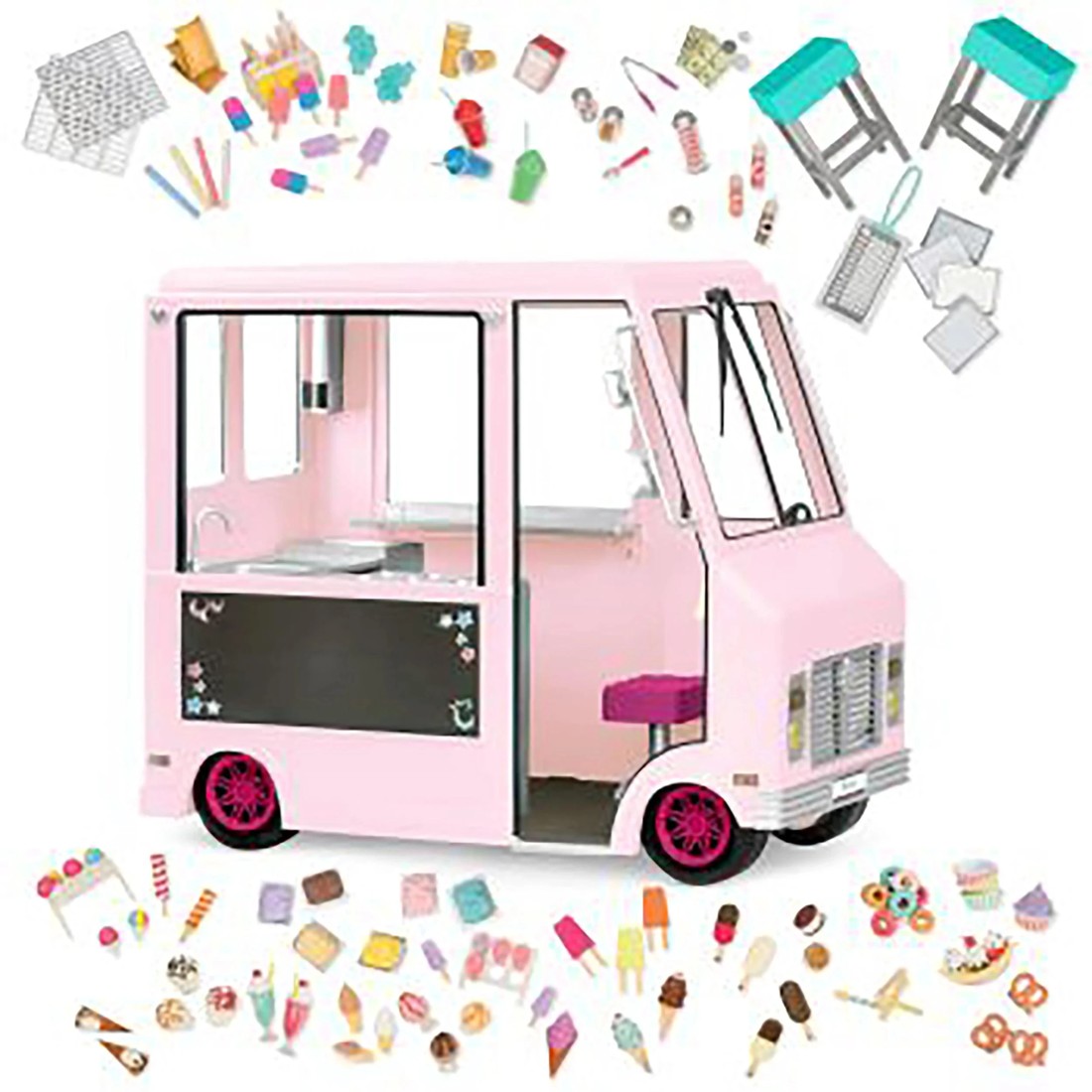 1 Our Generation Ice Cream Truck Pink - Multi, 1 of 7