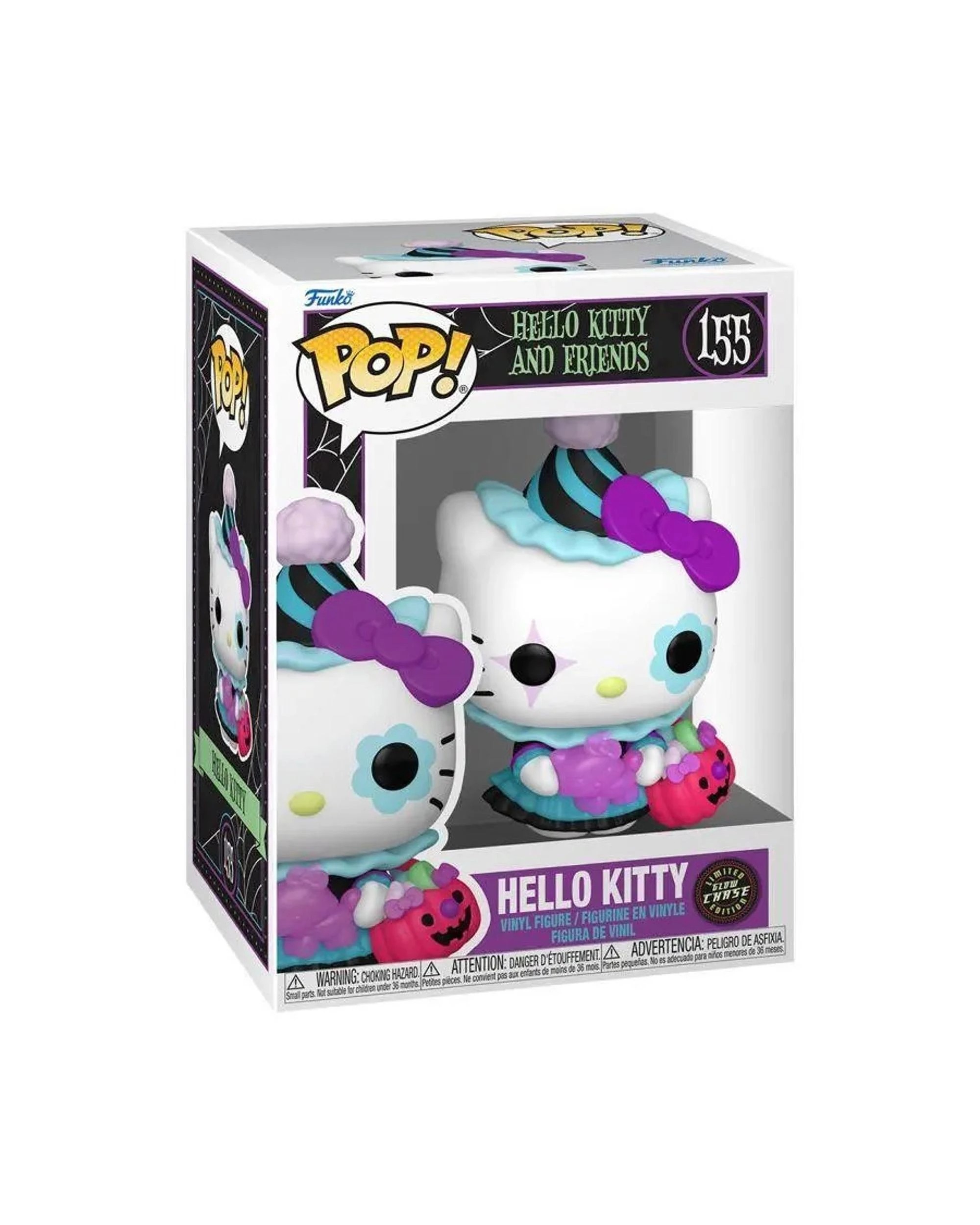 8 Sanrio Hello Kitty and Friends Hello Kitty Spooky Glow In The Dark Funko POP! Vinyl, 8 of 8