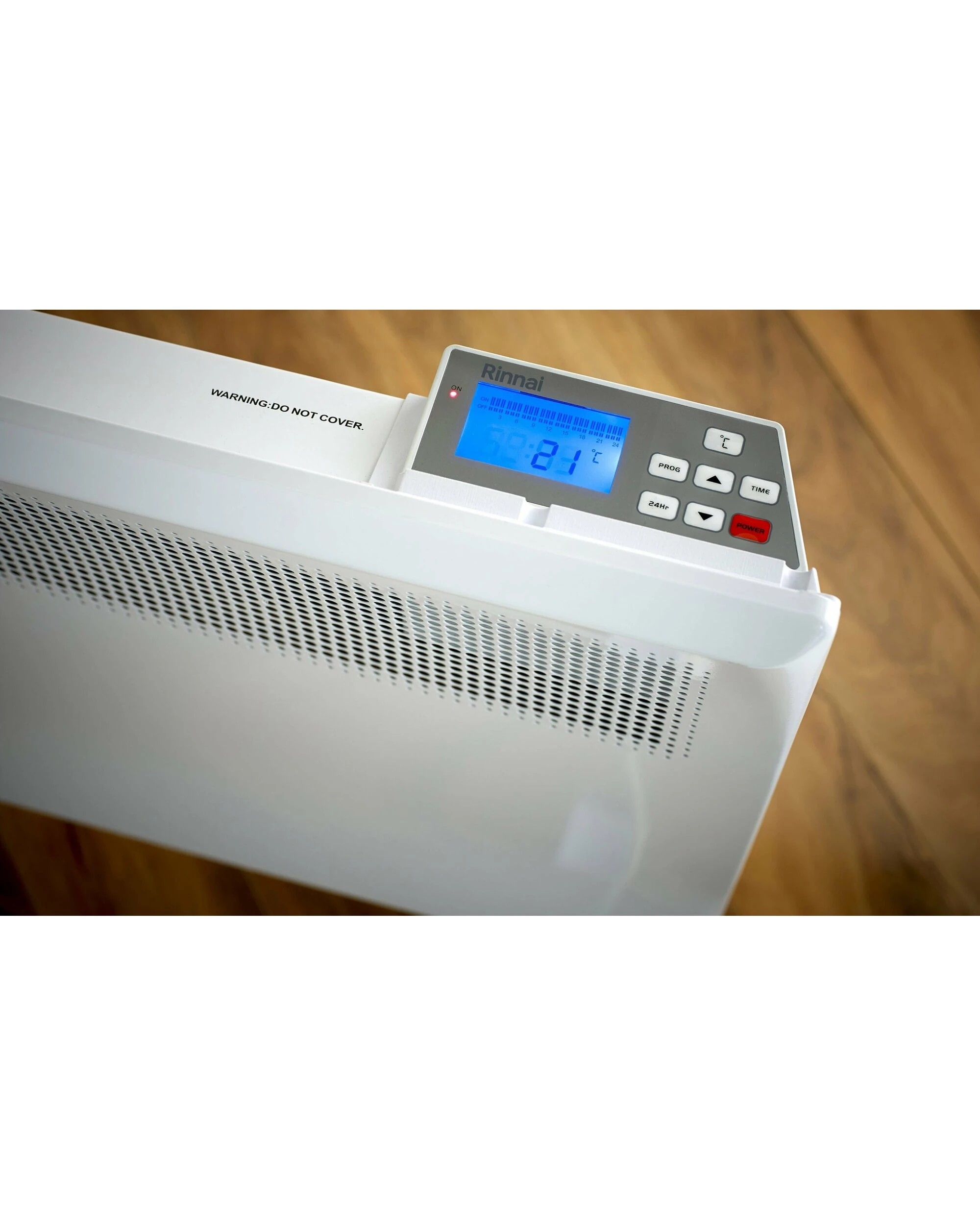 2 Rinnai 1000W Electric Panel Heaters White, 2 of 4