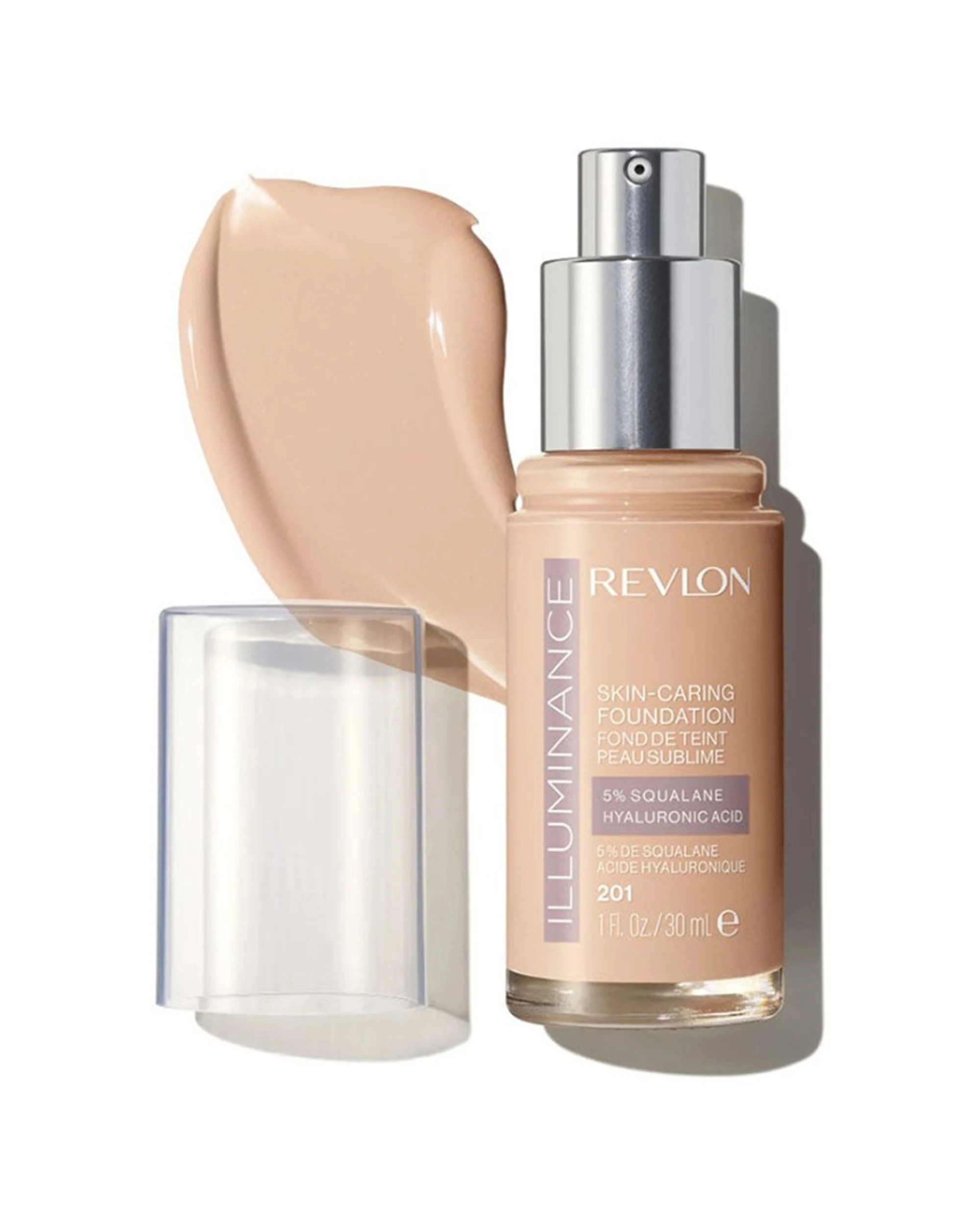 1 Revlon Illuminance Skin Caring Hydrating Foundation 201 Creamy - Natural, 1 of 1