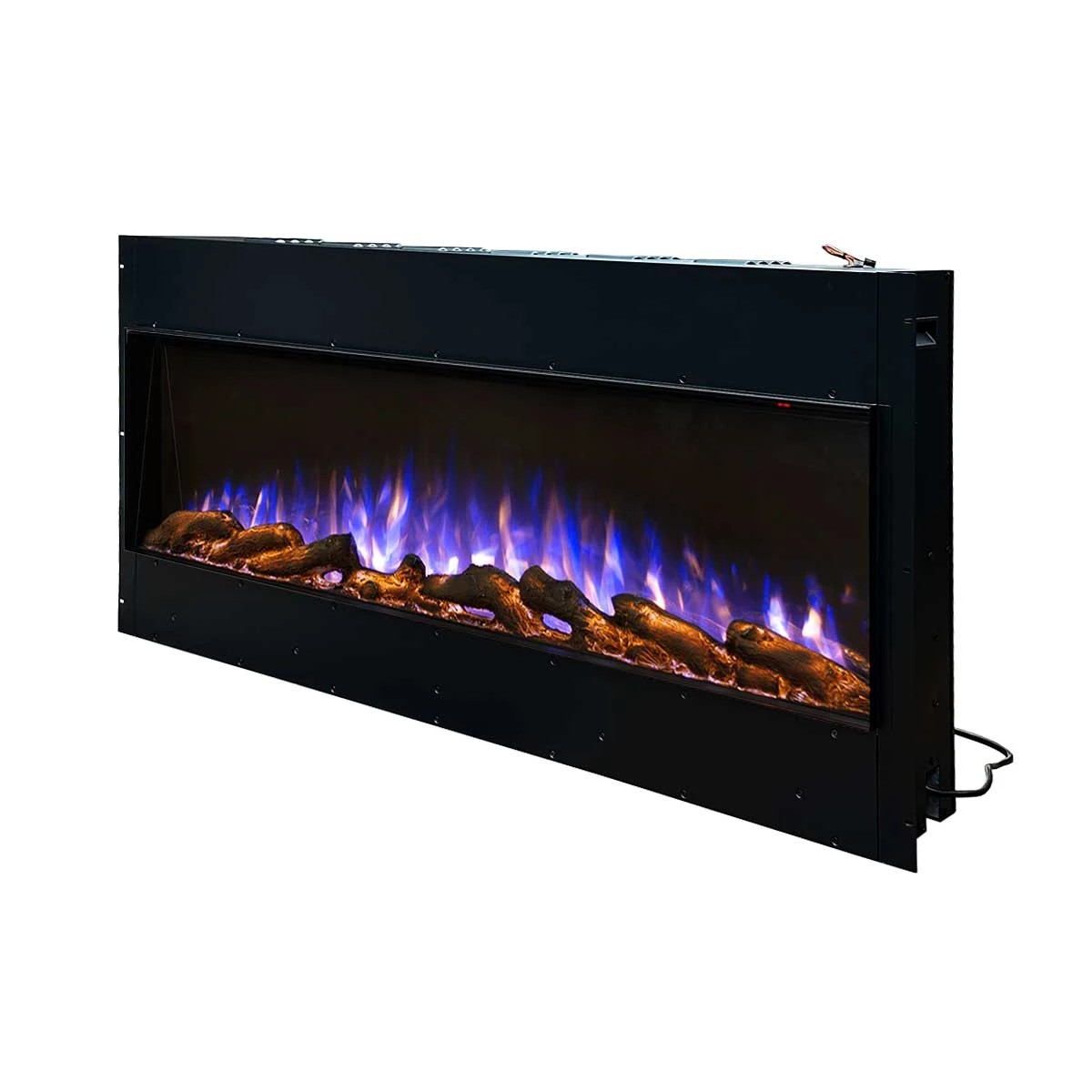 9 Moda Living Aristo 50 inch Electric Fireplace - Frameless - Black, 9 of 10