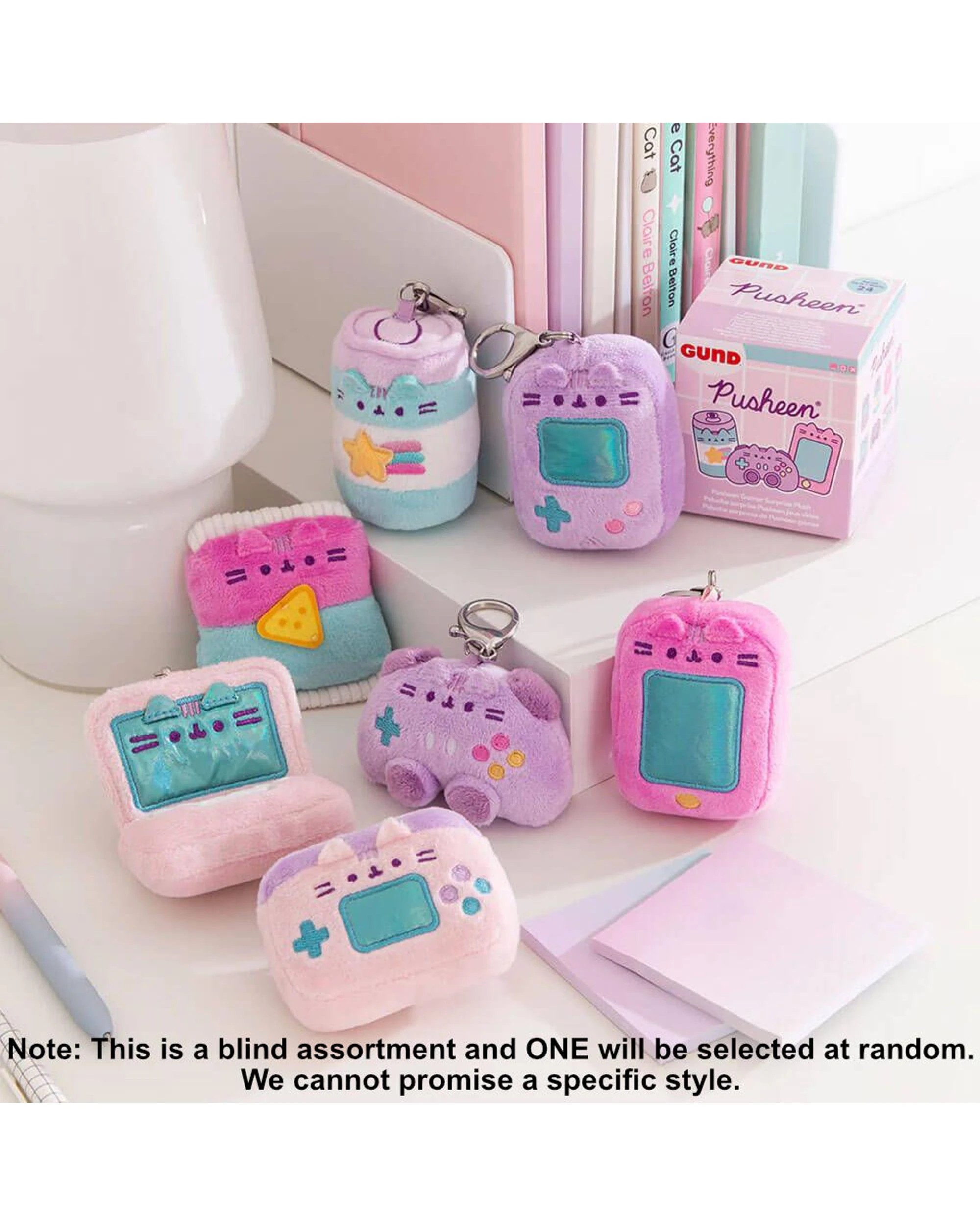 5 Pusheen Gamer Girl Series #24 7cm Plush Blind Box, 5 of 10