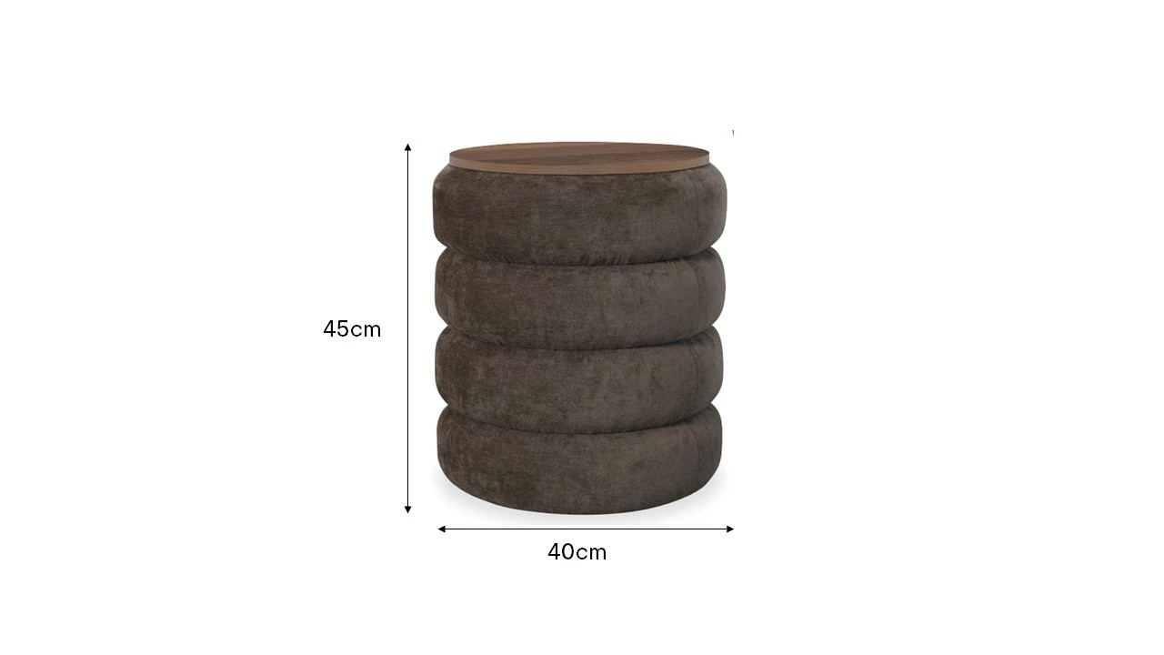 6 Bubble Ottoman with Storage, 6 of 6