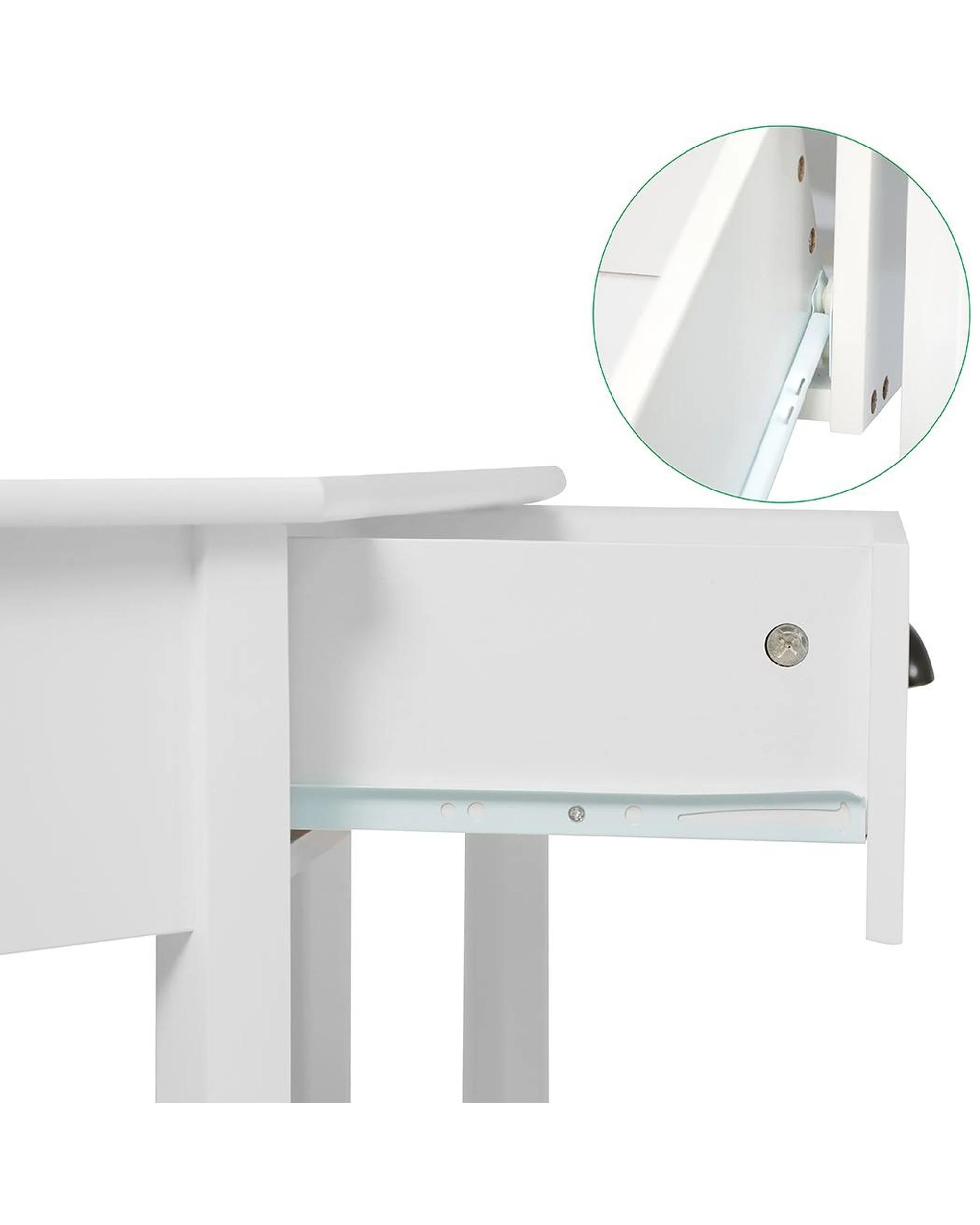 7 Ronan Corner Desk White, 7 of 10