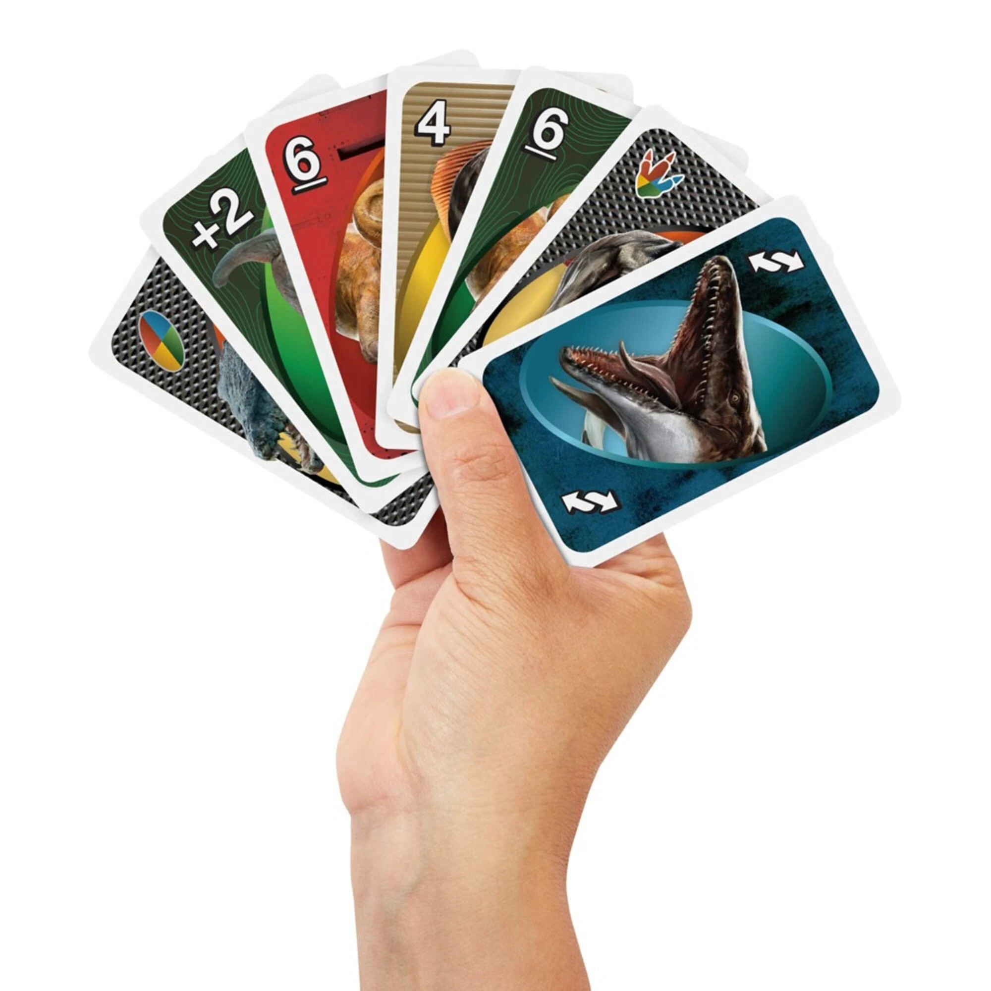 3 UNO - Jurassic World: Rebirth Edition Card Game, 3 of 5