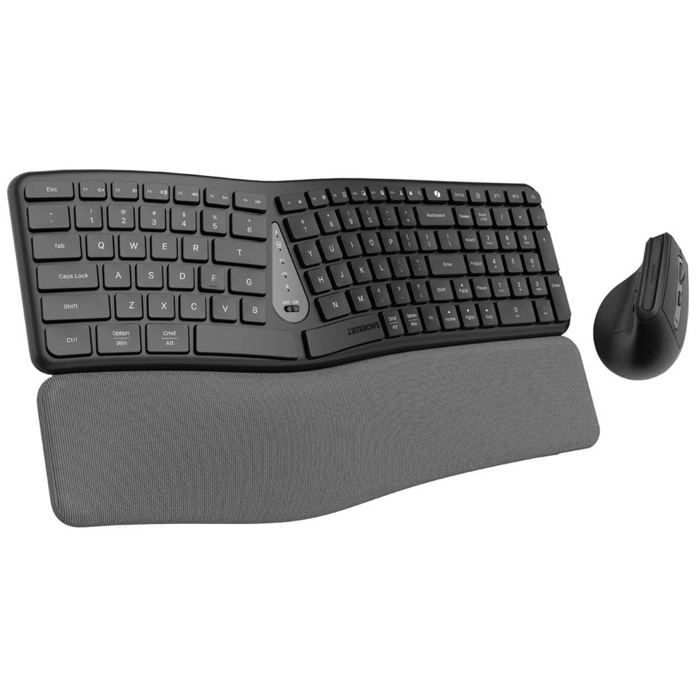 2 J.Burrows MK550 Wireless Ergonomic Keyboard and Mouse Combo, 2 of 5