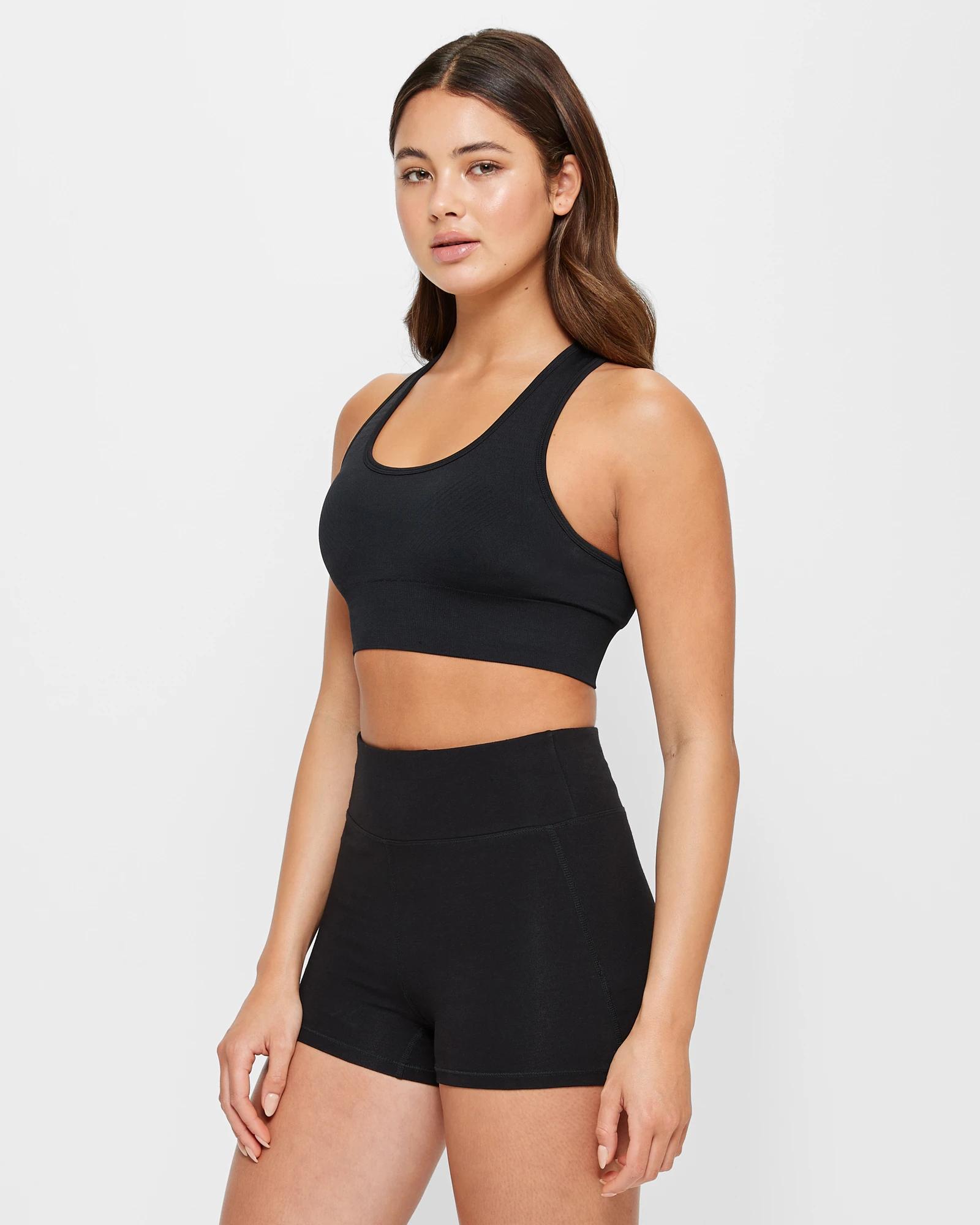 3 Target Active Short Length Bike Shorts BLACK, 3 of 5