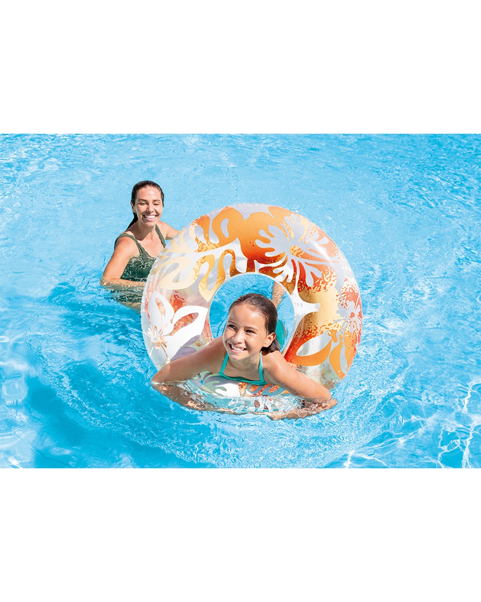 7 Intex Tropical Colour Inflatable Pool Swim Tube - Assorted, 7 of 8
