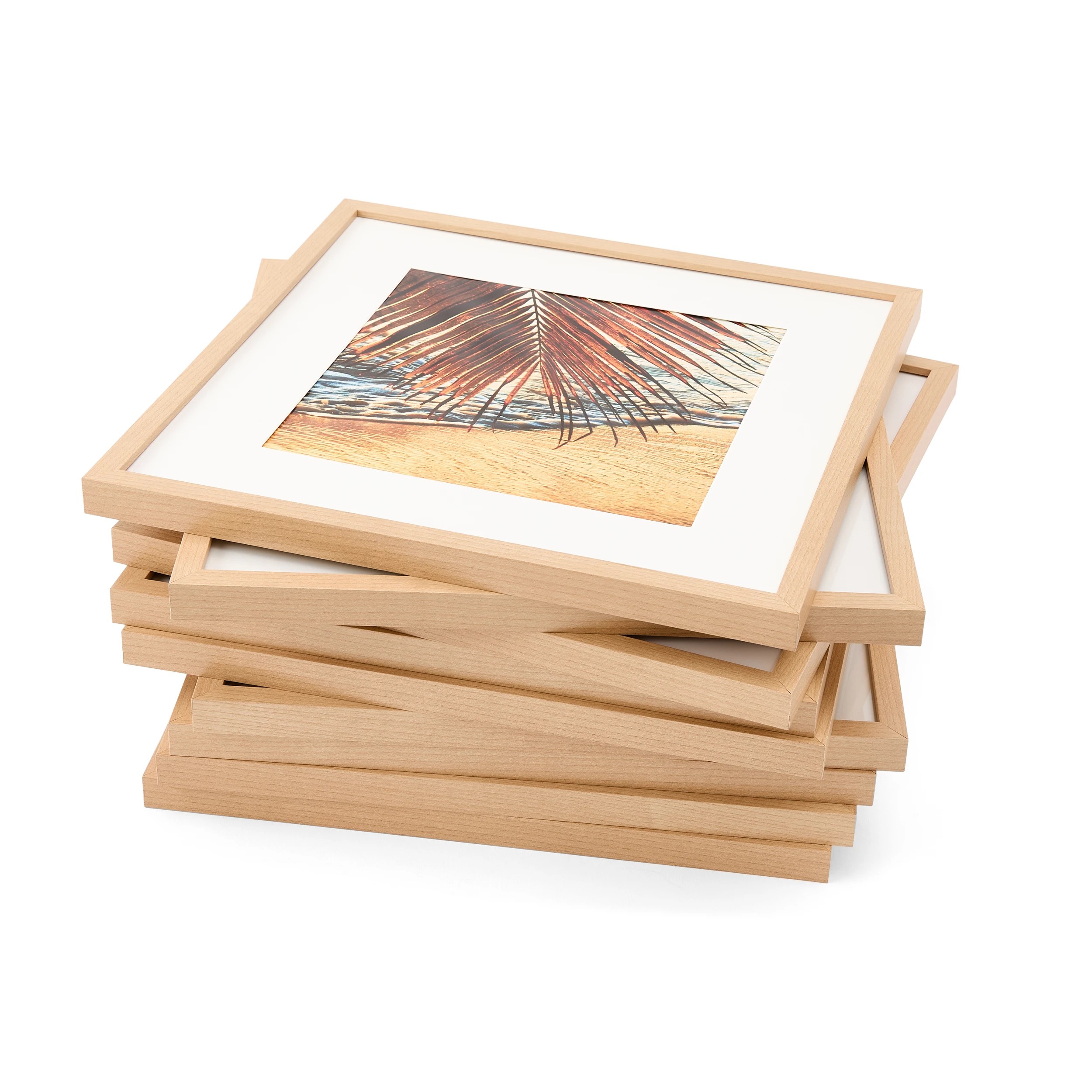 2 9 Piece Gallery Wall Frame Set - Oak, 2 of 4