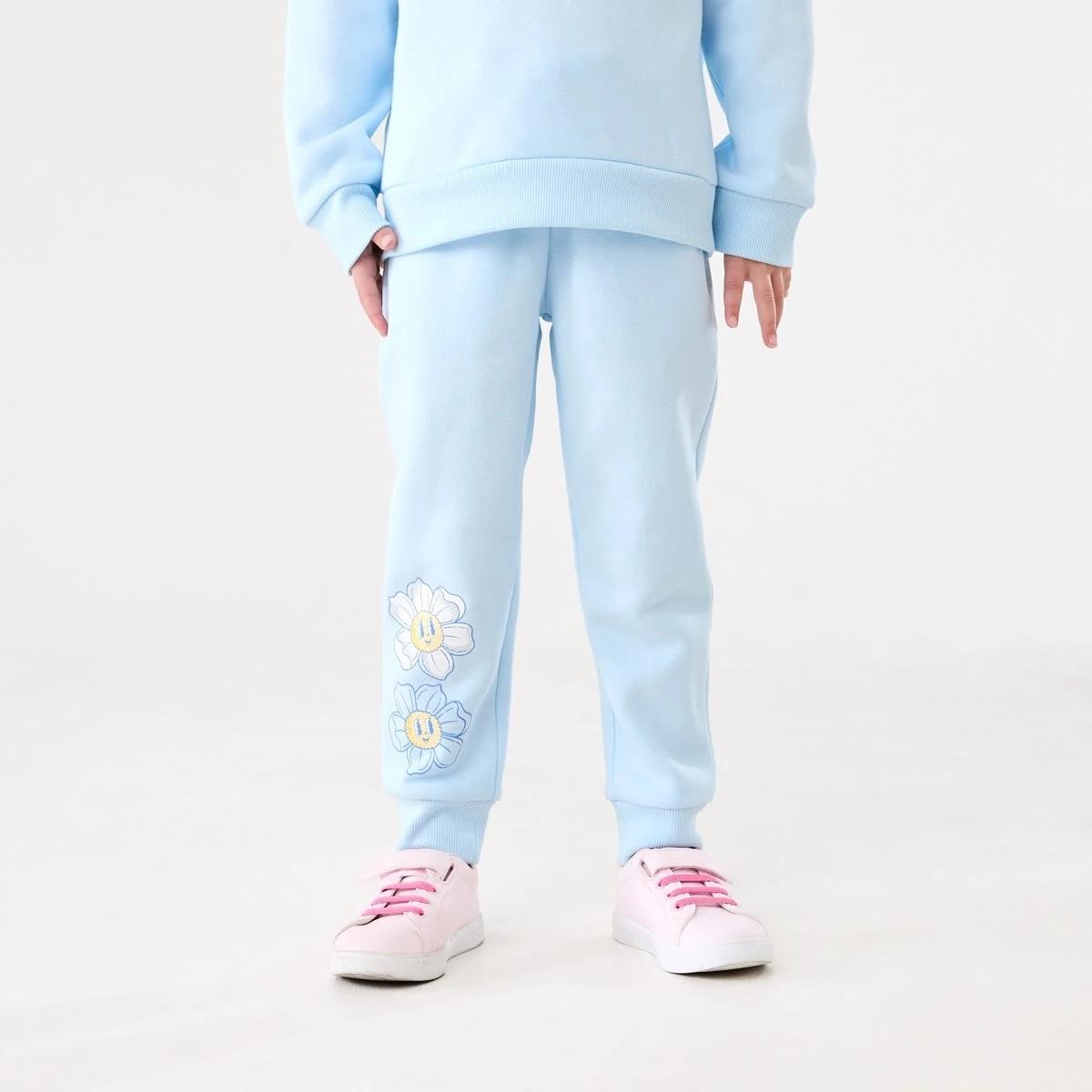 1 Print Trackpants WATCH ME GROW BLUE, 1 of 7