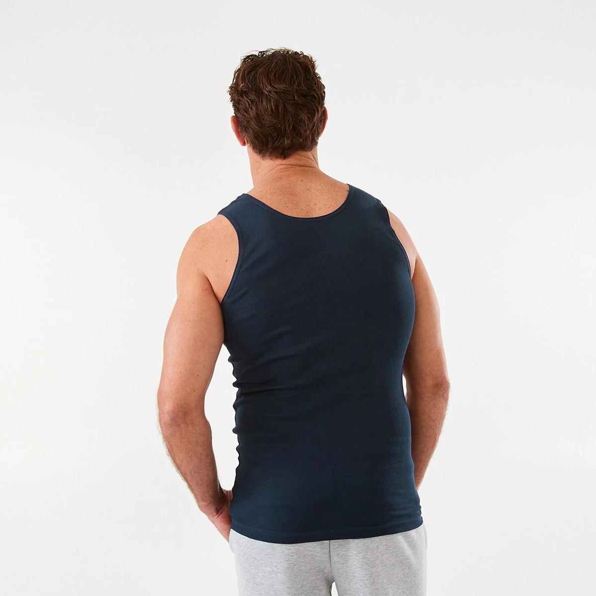 3 3 Pack Singlets DRESS BLUE, 3 of 7