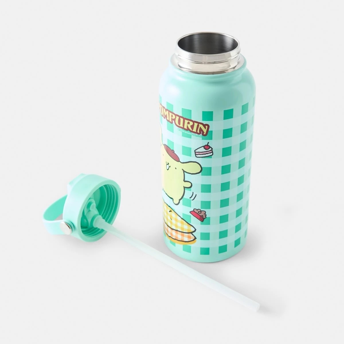 4 946ml Hello Kitty Pompompurin Teal Stainless Steel Cylindrical Drink Bottle, 4 of 5