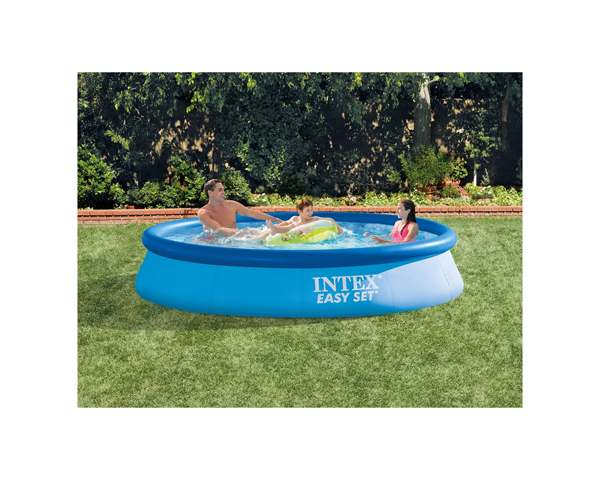 2 INTEX Easy Set Inflatable Pool Above Ground Pool 12 Foot Filtration System - Blue, 2 of 6