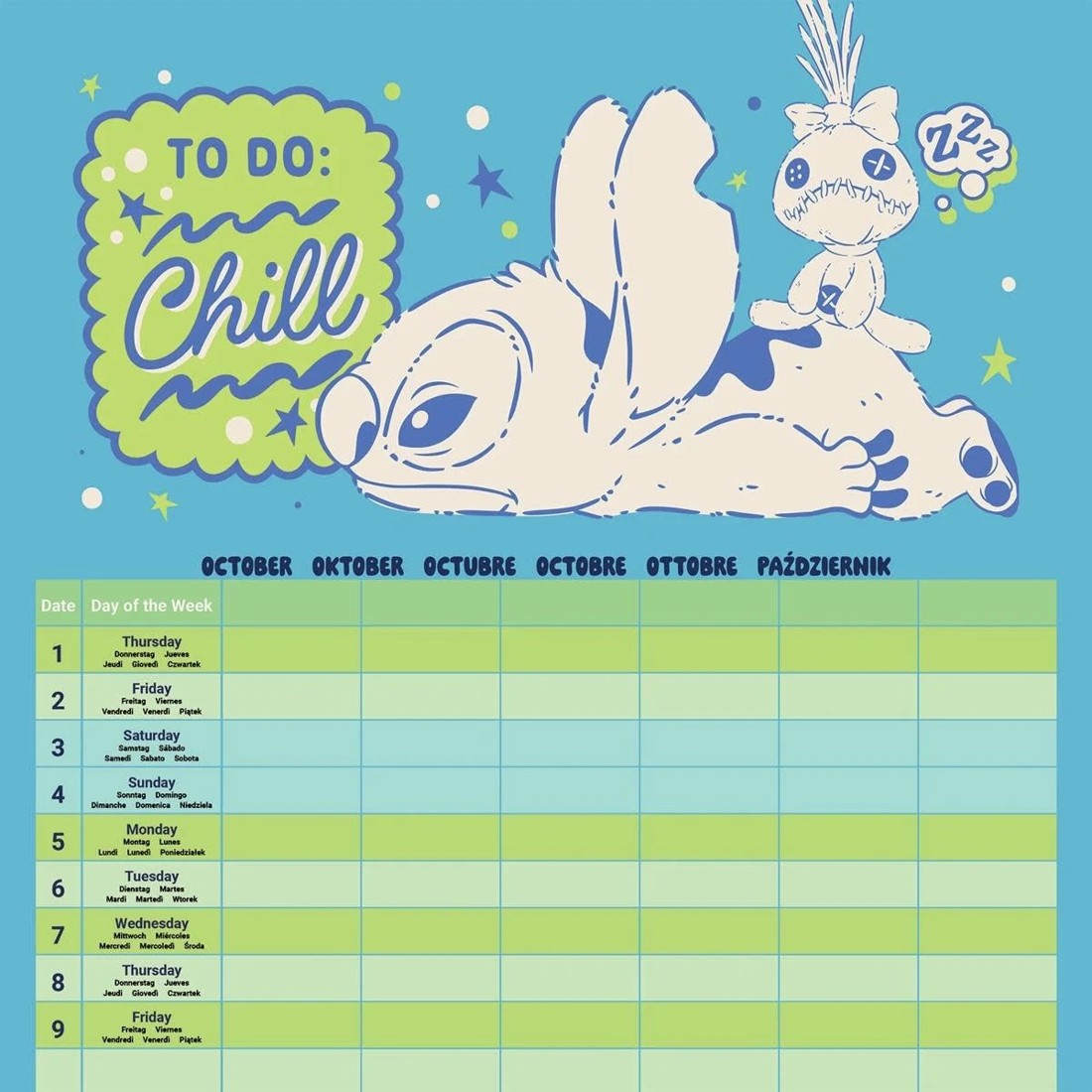 3 Disney Lilo & Stitch 2026 Family Planner, 3 of 4