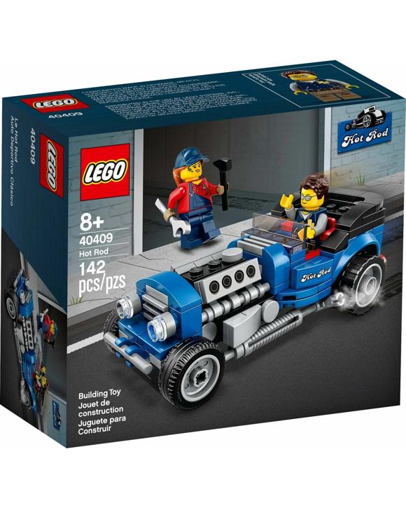 LEGO 40409 Blue Fury Hot Rod - Mini Replica with Minifigures