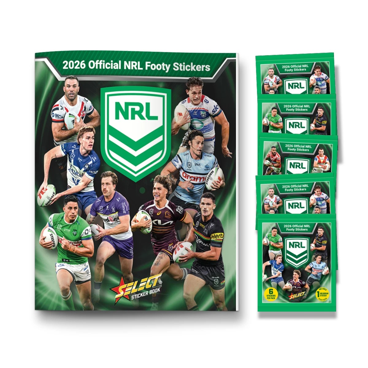 2 2026 Official NRL Footy Stickers Book Bundle - Assorted, 2 of 4