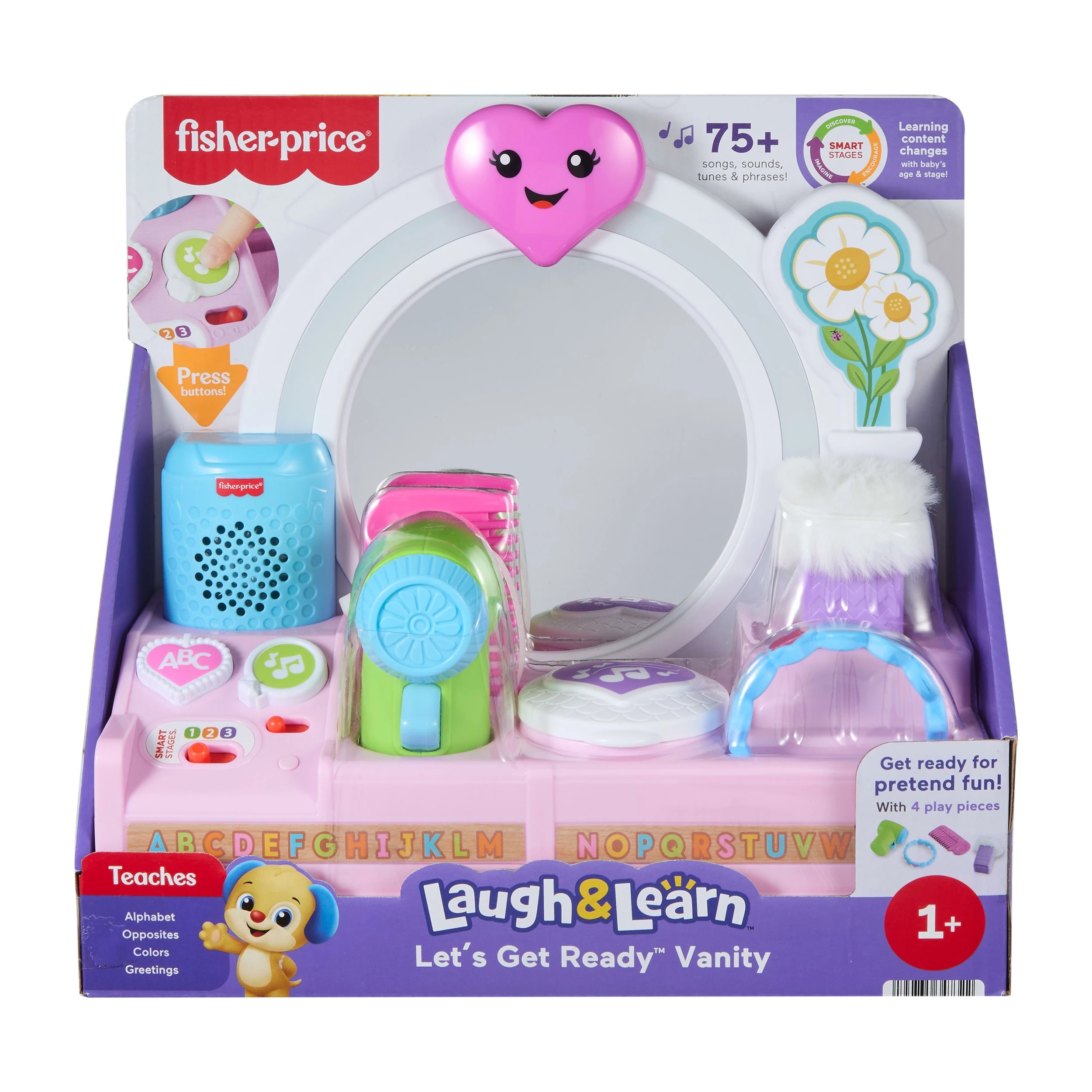 1 Fisher-Price Laugh & Learn Let's Get Ready Vanity Playset, 1 of 6