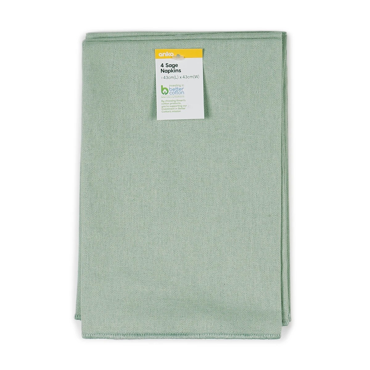 4 4 Pack Sage Napkins, 4 of 4