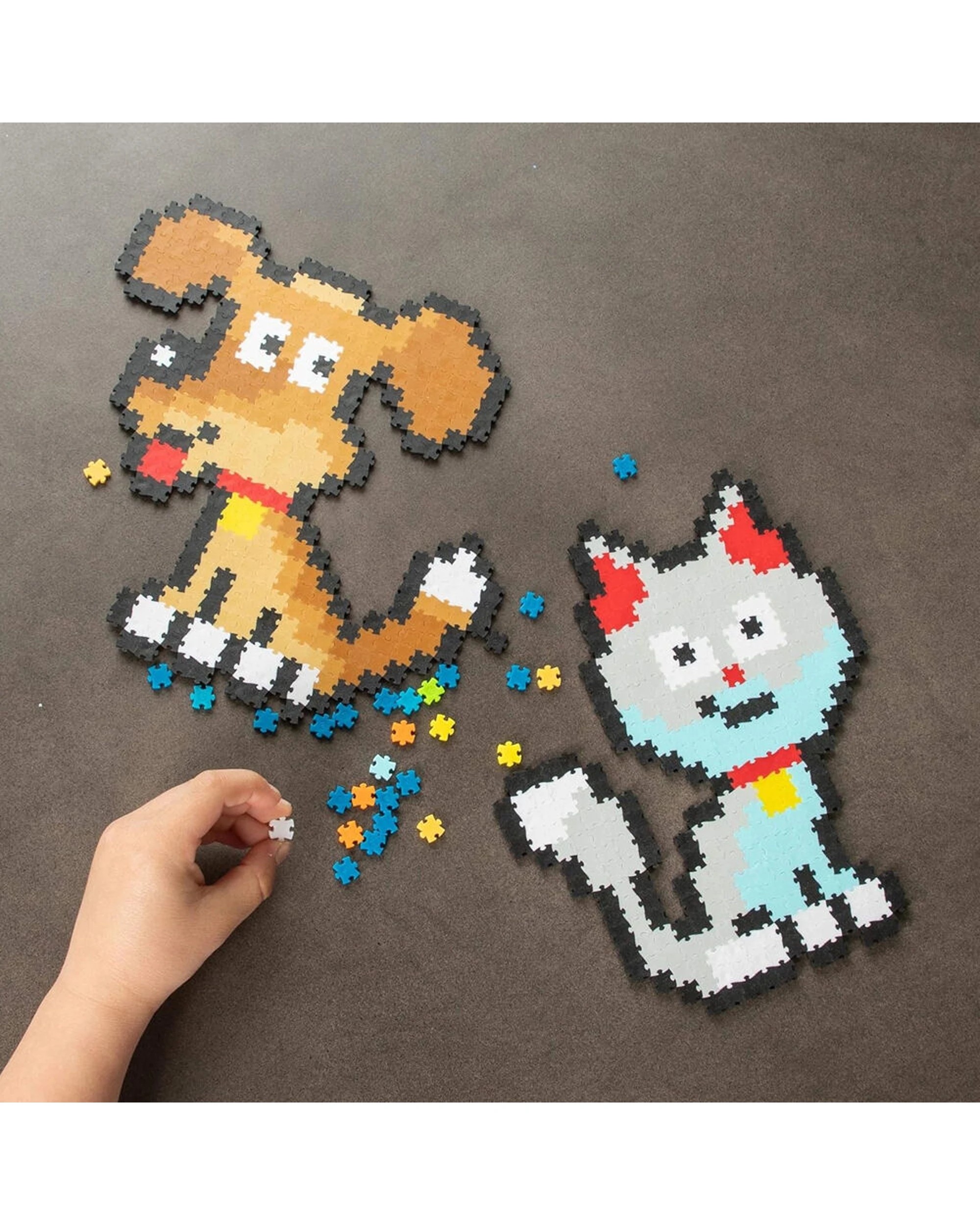 3 Fat Brain Toy Co 700pc Jixelz Jigsaw Puzzle Toy Set Pet Pals - Multi, 3 of 4
