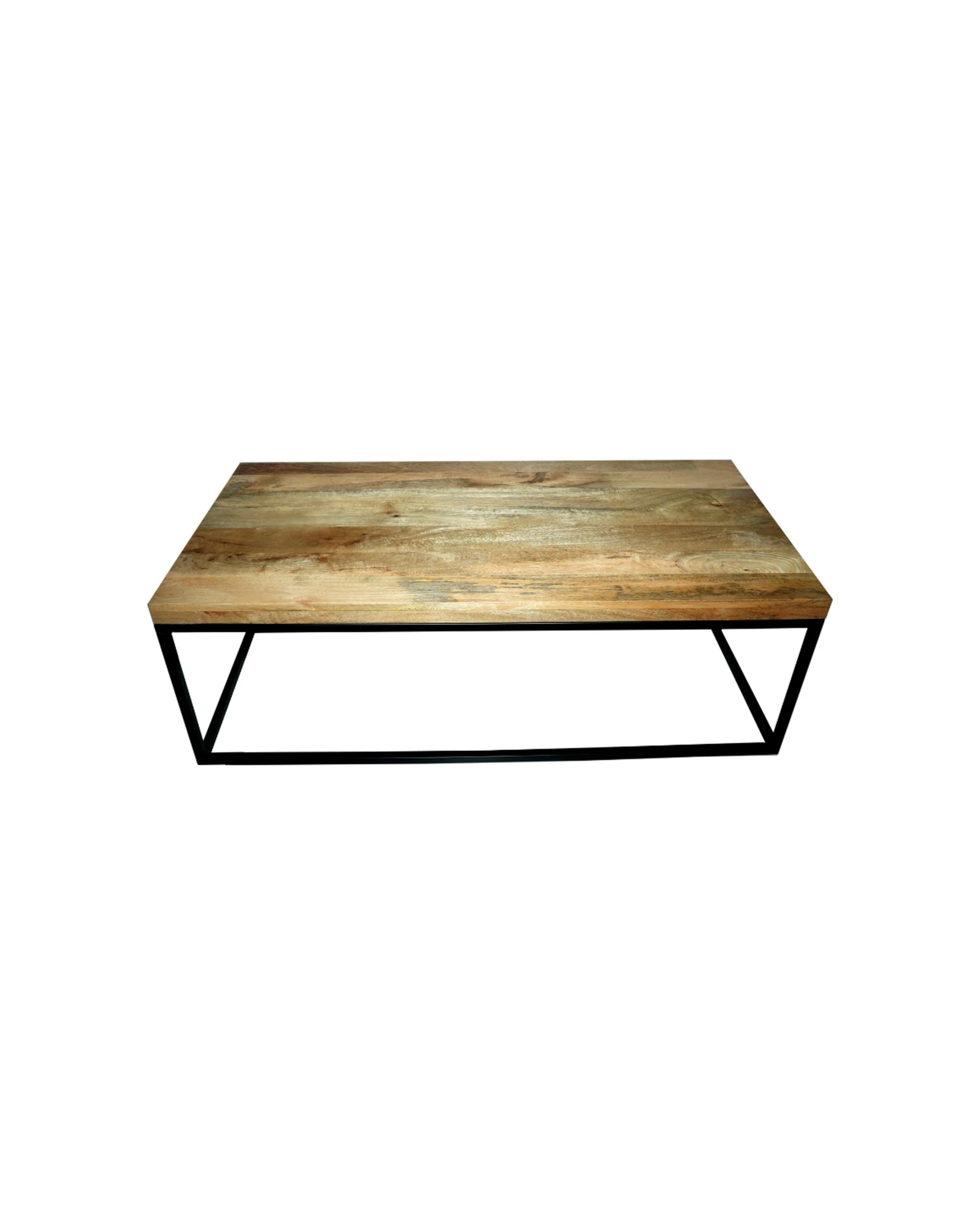 Fab Habitat Jal Mango Wood Large Coffee Table 120x59x40cm - Multi - Kmart