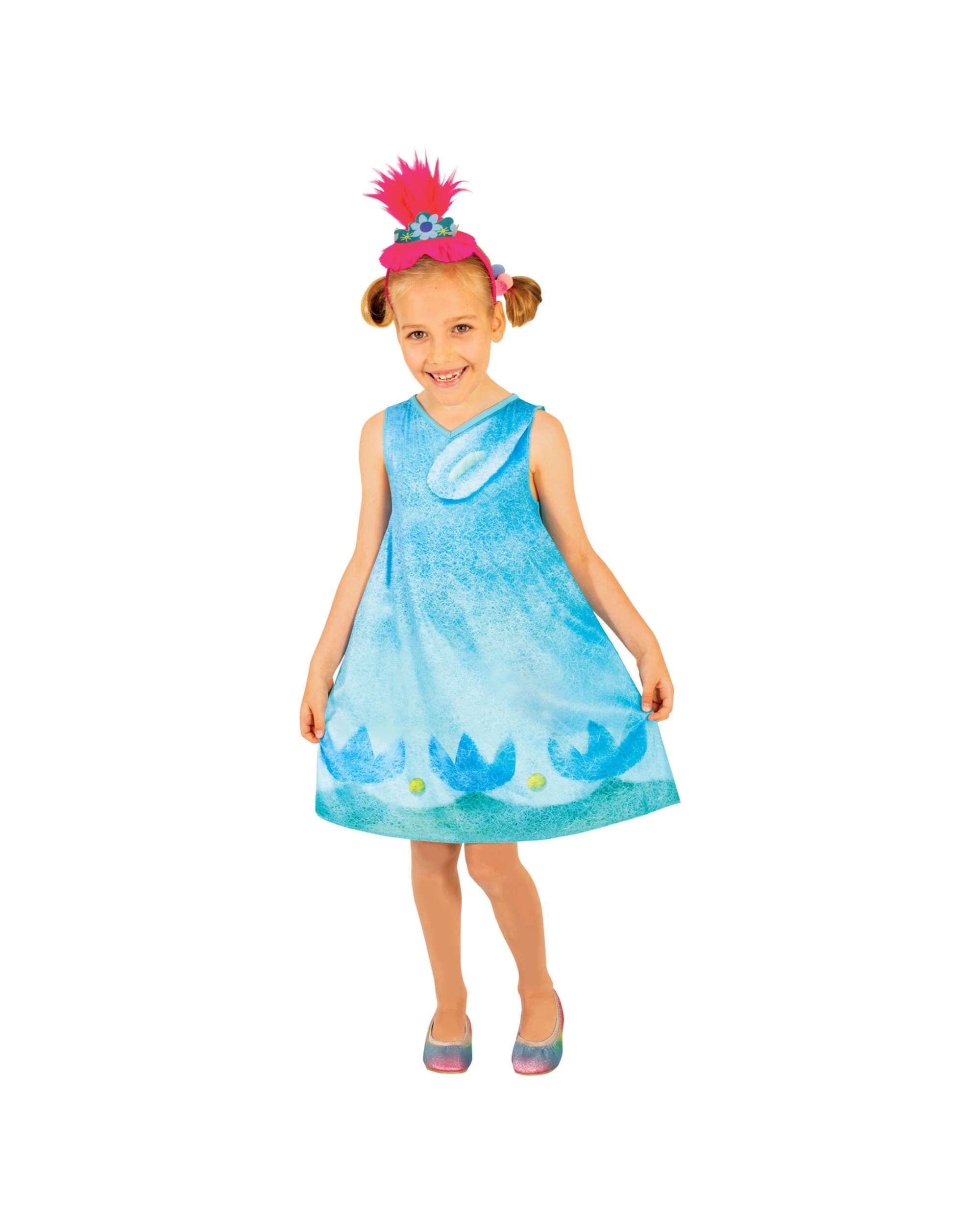 1 Rubies Poppy Trolls 2 Dress Up Costume Kids - Multi, 1 of 3