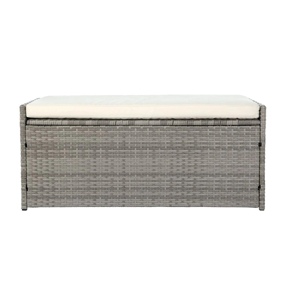 4 Gardeon Outdoor Storage Bench - Grey, 4 of 7