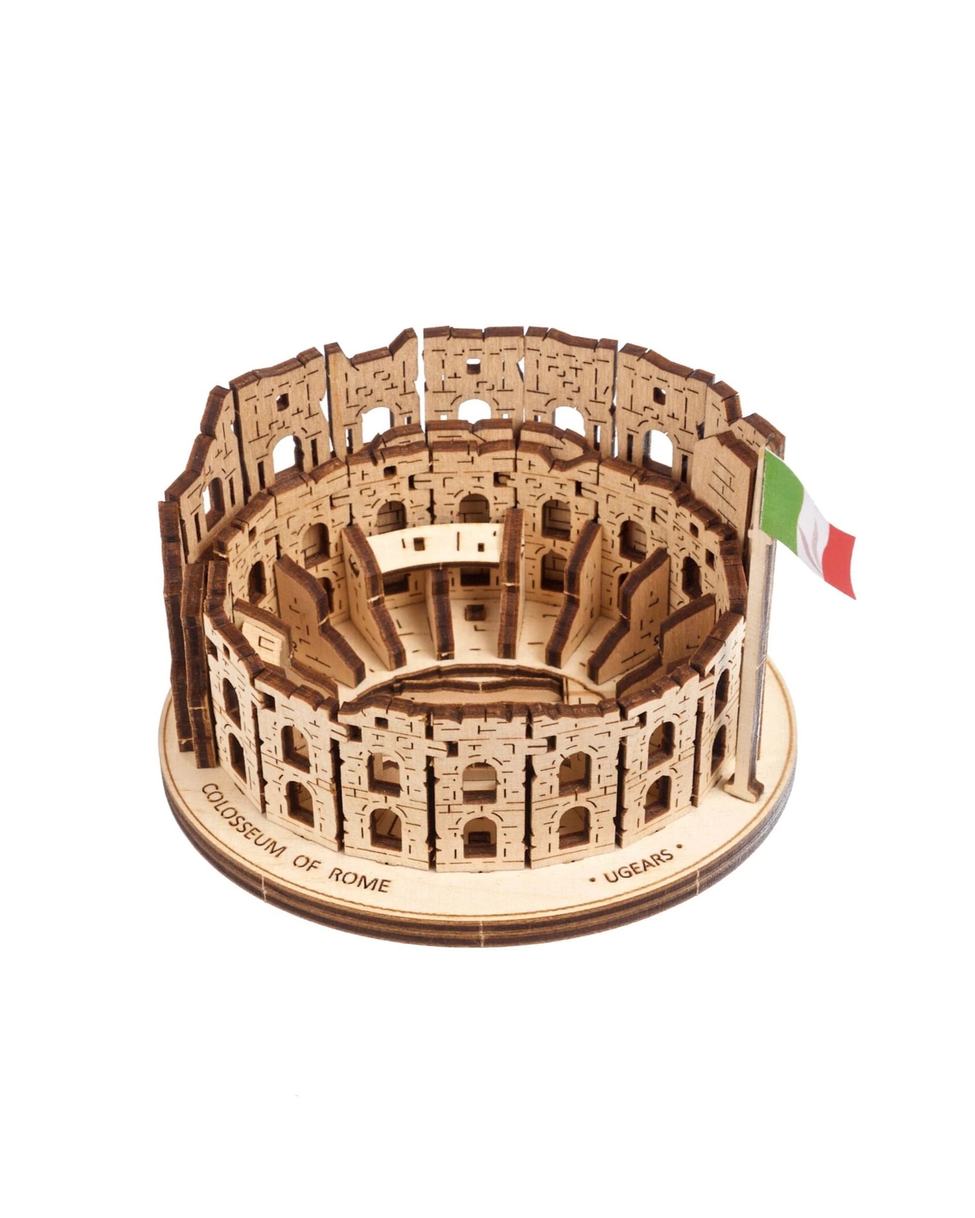 6 UGears Rome Colosseum Model Kit, 6 of 7