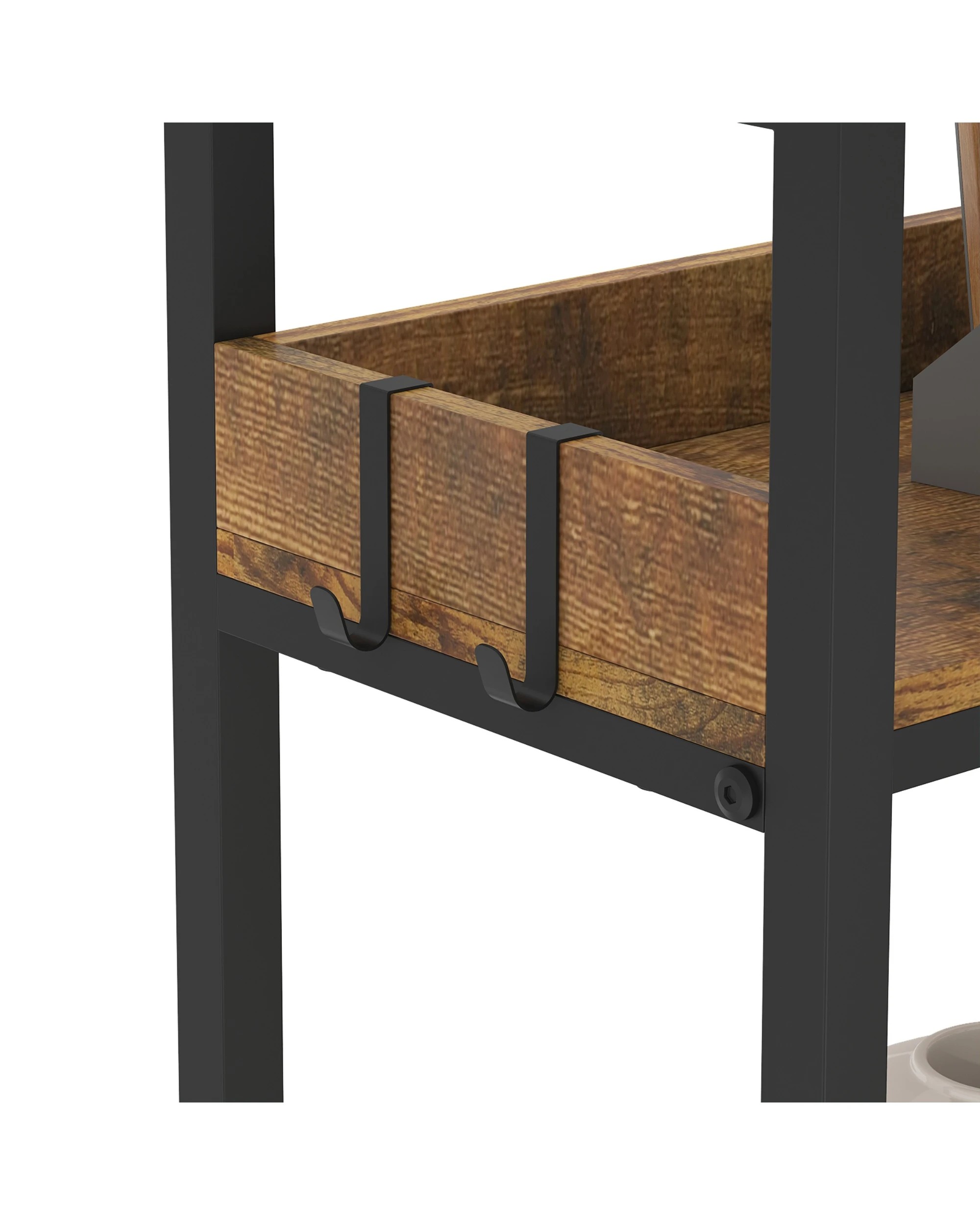 7 Advwin 5-Tier Corner Bookshelf L Shaped Bookcase, 7 of 9