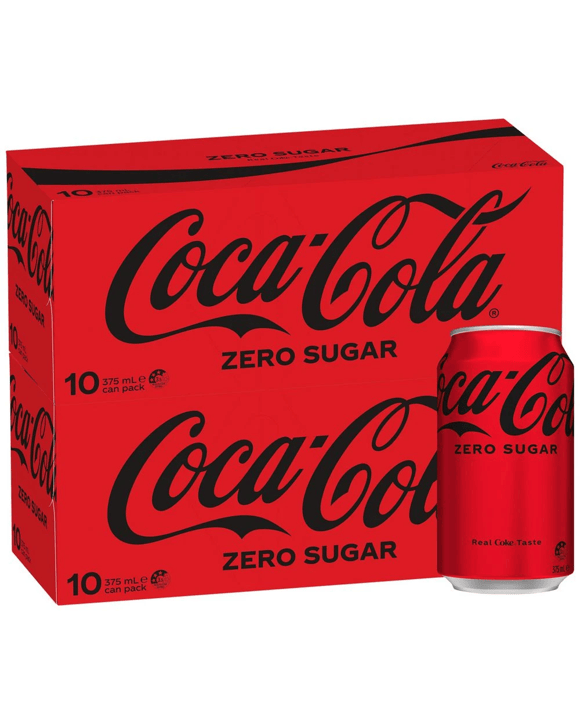 Coca-Cola Zero Cans 375mL 20 Pack