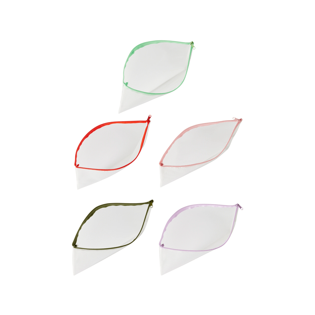 3 5 Pack A4 Size Mesh Pouch, 3 of 4