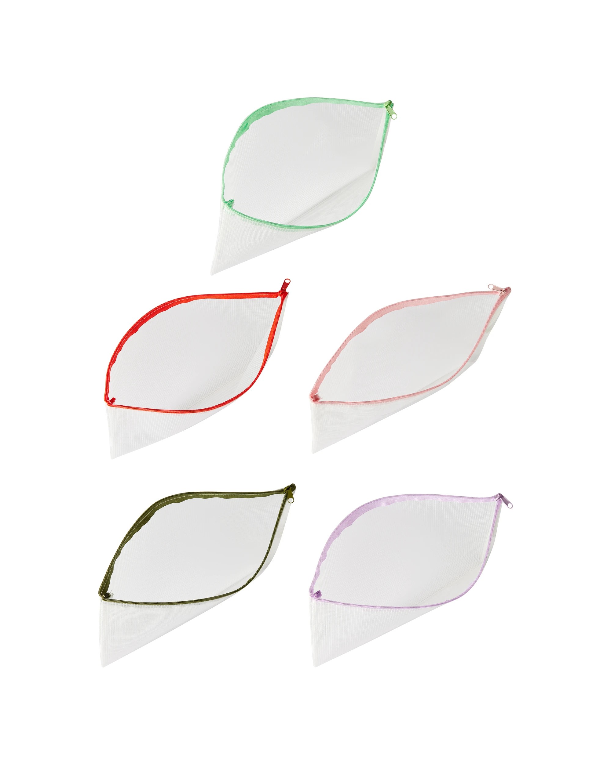 3 5 Pack A4 Size Mesh Pouch, 3 of 4