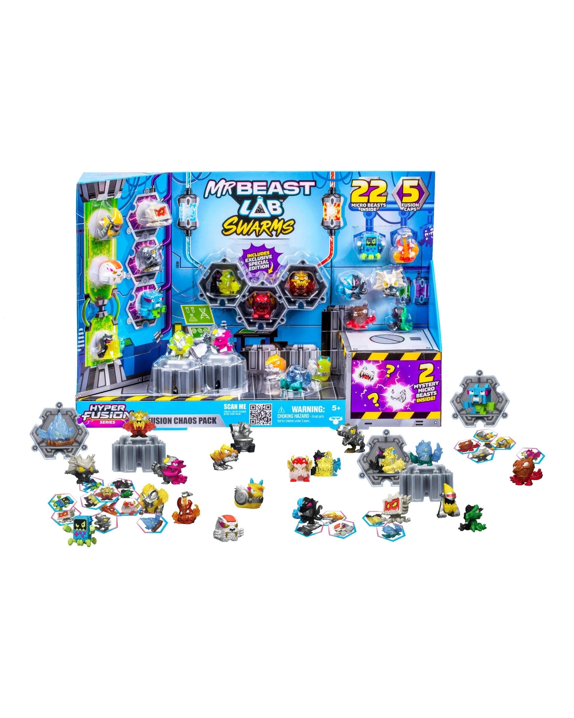 Mr Beast Lab Swarms S3 Hyper Fusion Series Fusion Chaos Pack - Kmart