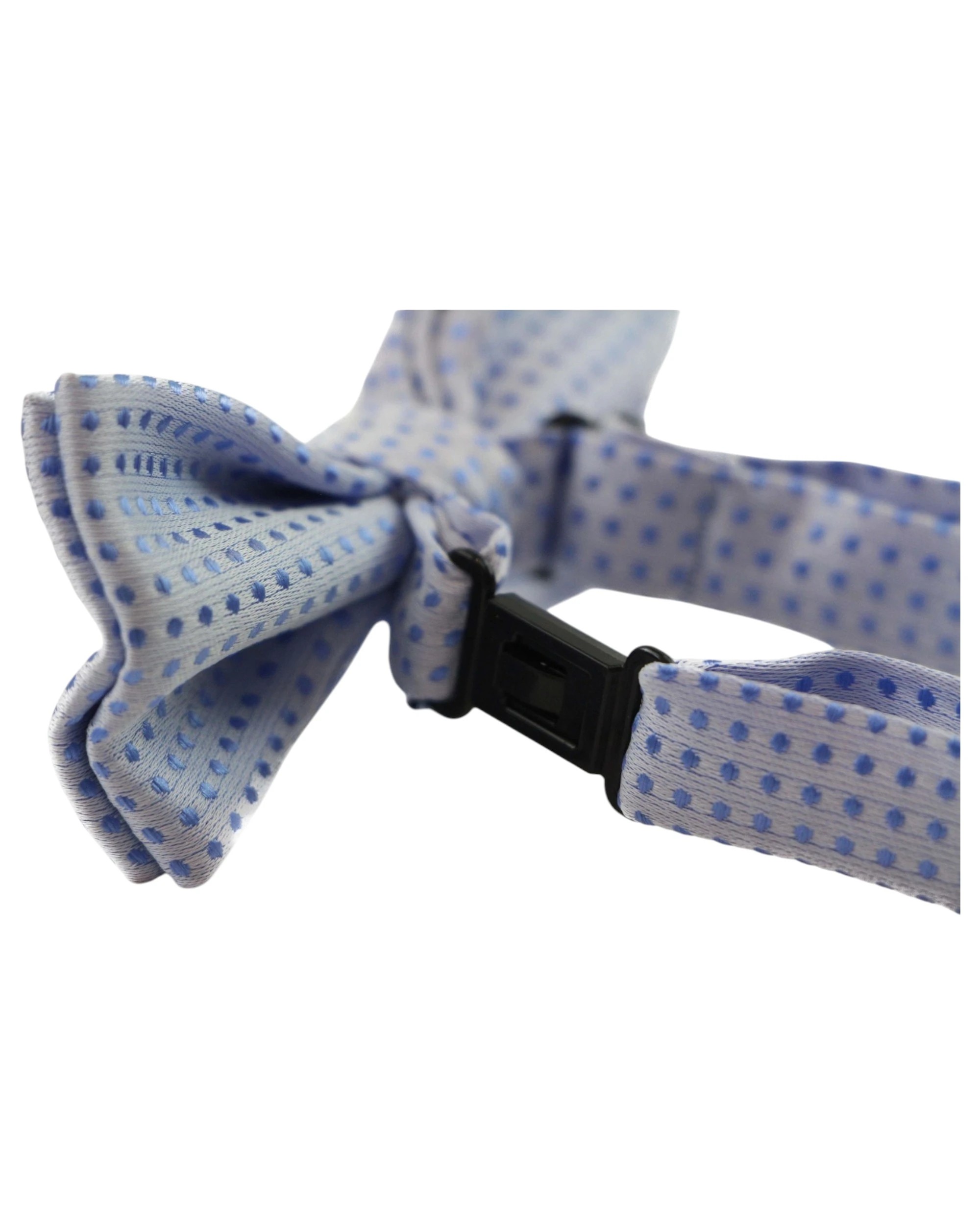 2 Zasel Boys Light Blue Polka Dot Pattern Bow Tie - Blue, 2 of 5