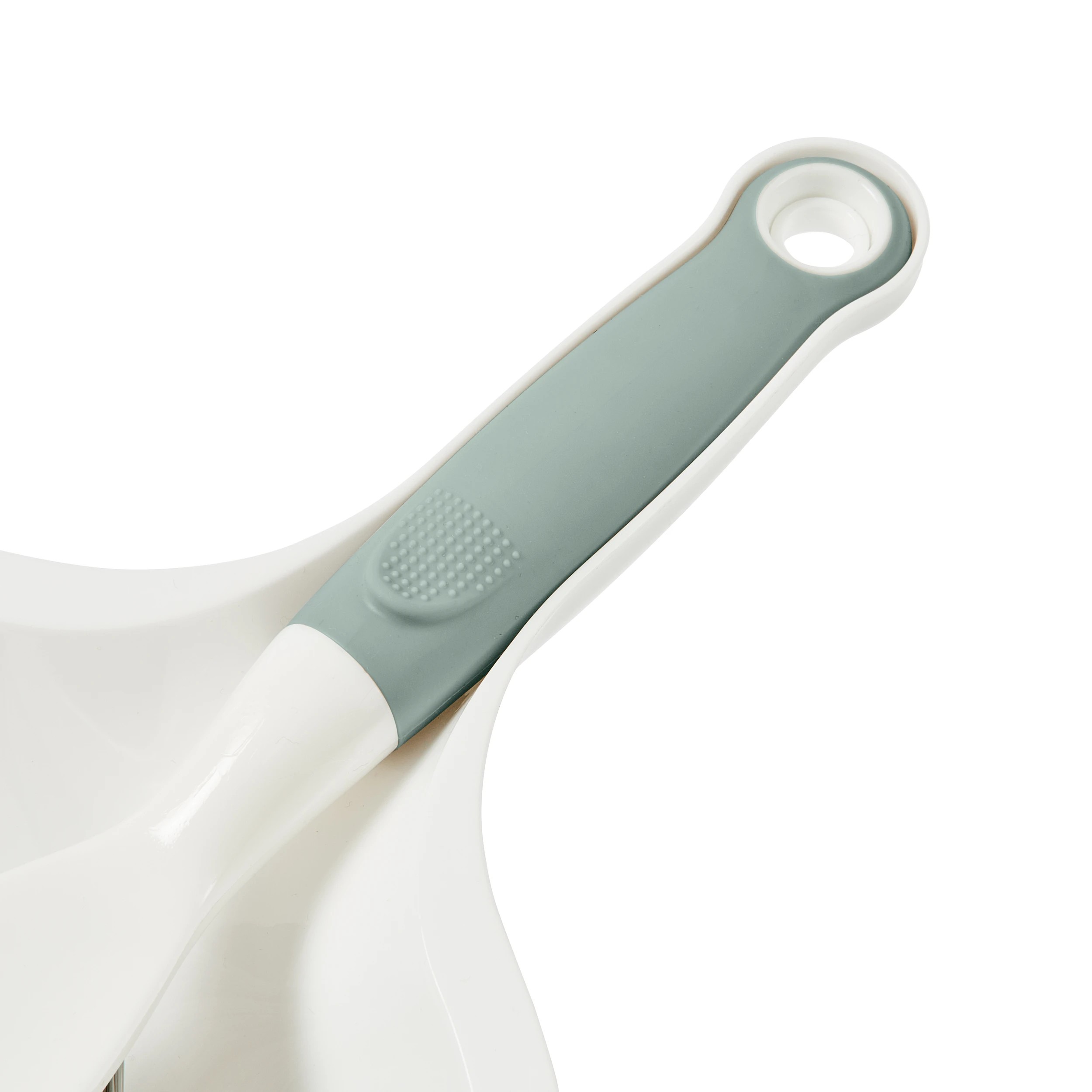 9 Dustpan and Brush - White and Green, 9 of 9