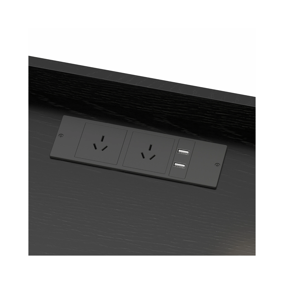 6 Advwin LED Bedside Table with Charging Station 2 Drawers Nightstand - Black, 6 of 7