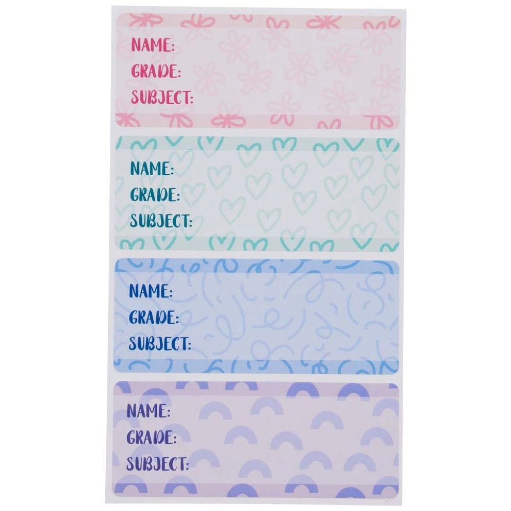 2 Studymate Book Labels Pastels 16 pack, 2 of 3