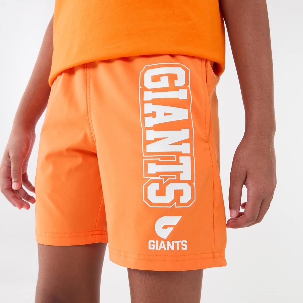 3 Official AFL Kids Shorts Gws Giants, 3 of 9
