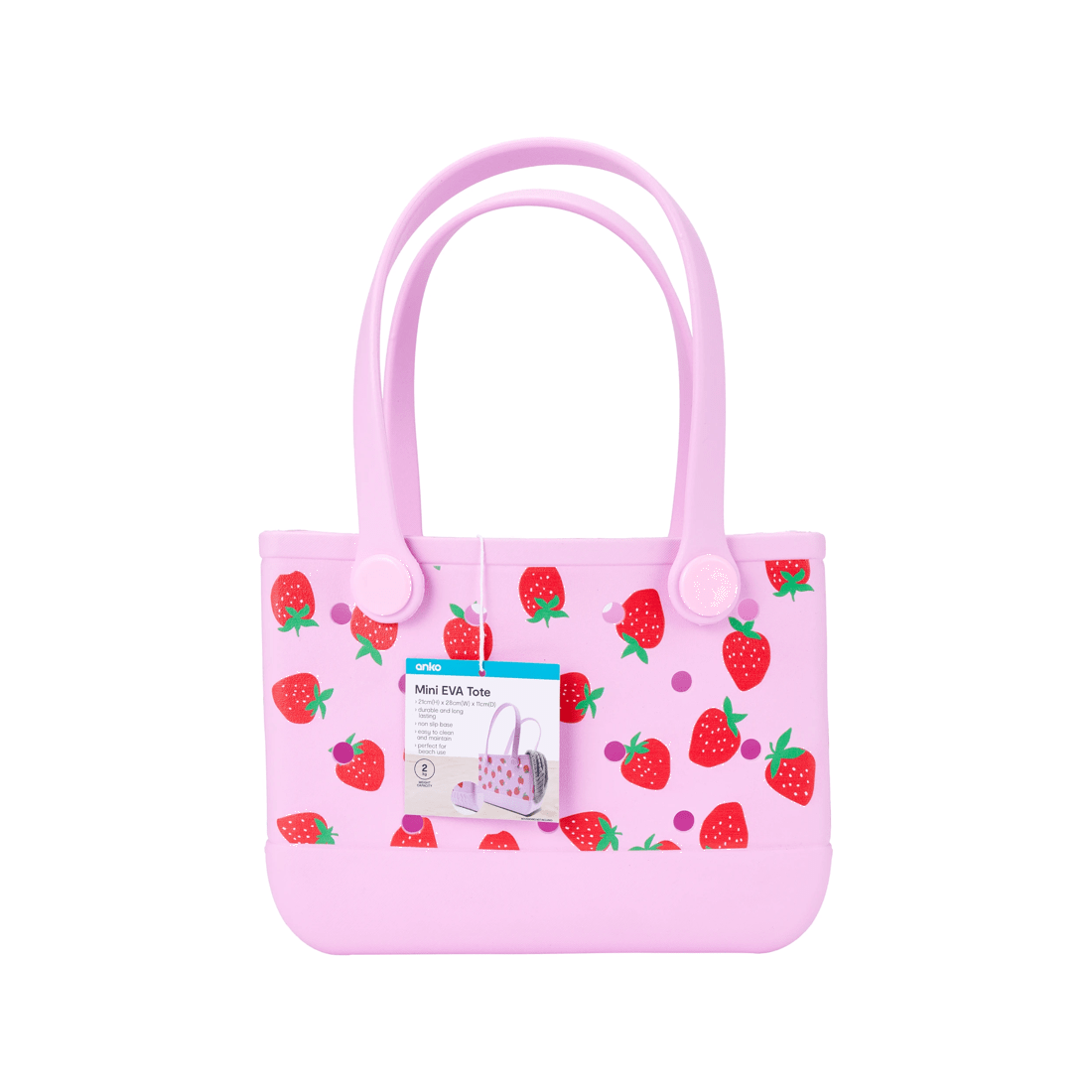 5 Mini EVA Tote - Strawberry, 5 of 5