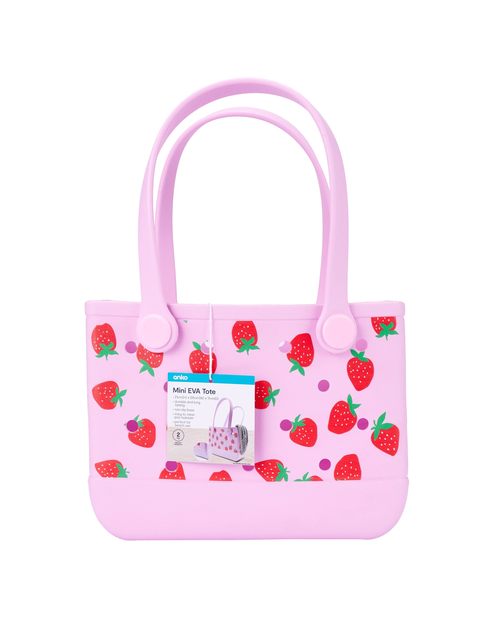5 Mini EVA Tote - Strawberry, 5 of 5