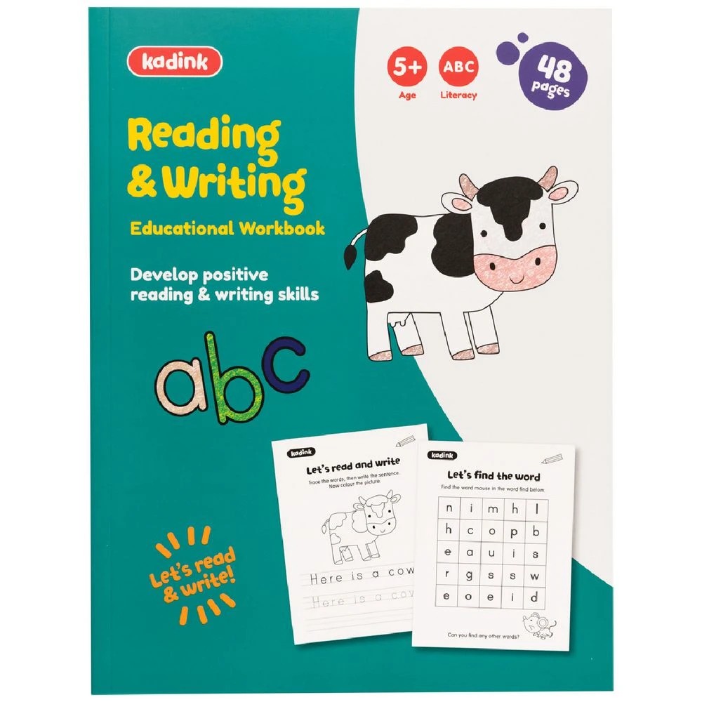 1 Kadink Workbook 48 Pages Reading and Writing, 1 of 5