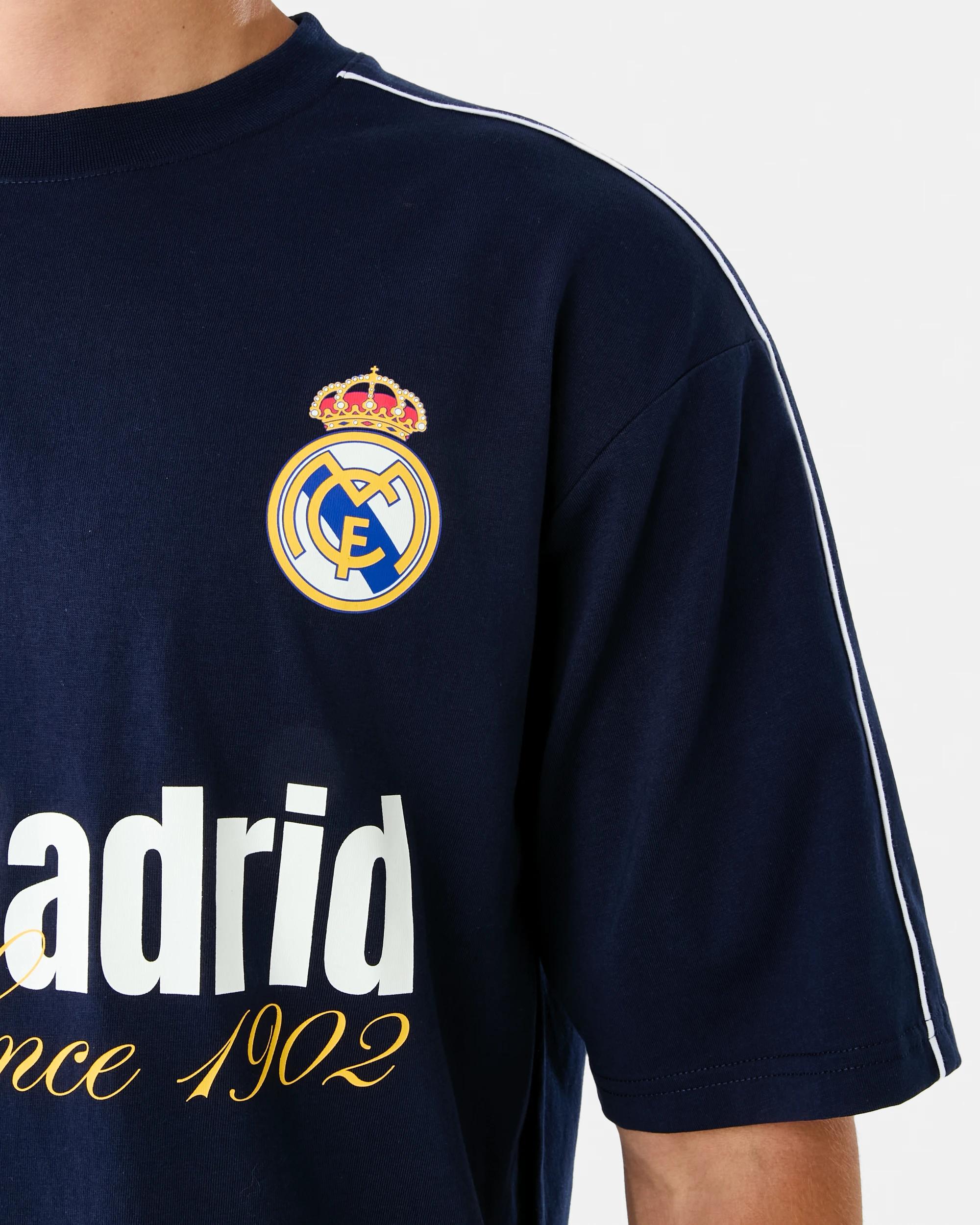6 Real Madrid Oversized Adult T-shirt Navy 7d5w, 6 of 8