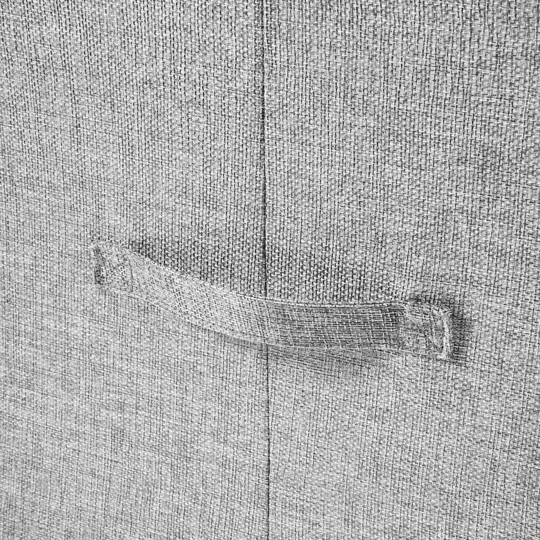 10 Linen Look Collapsible Box with Window - Large, Charcoal, 10 of 10