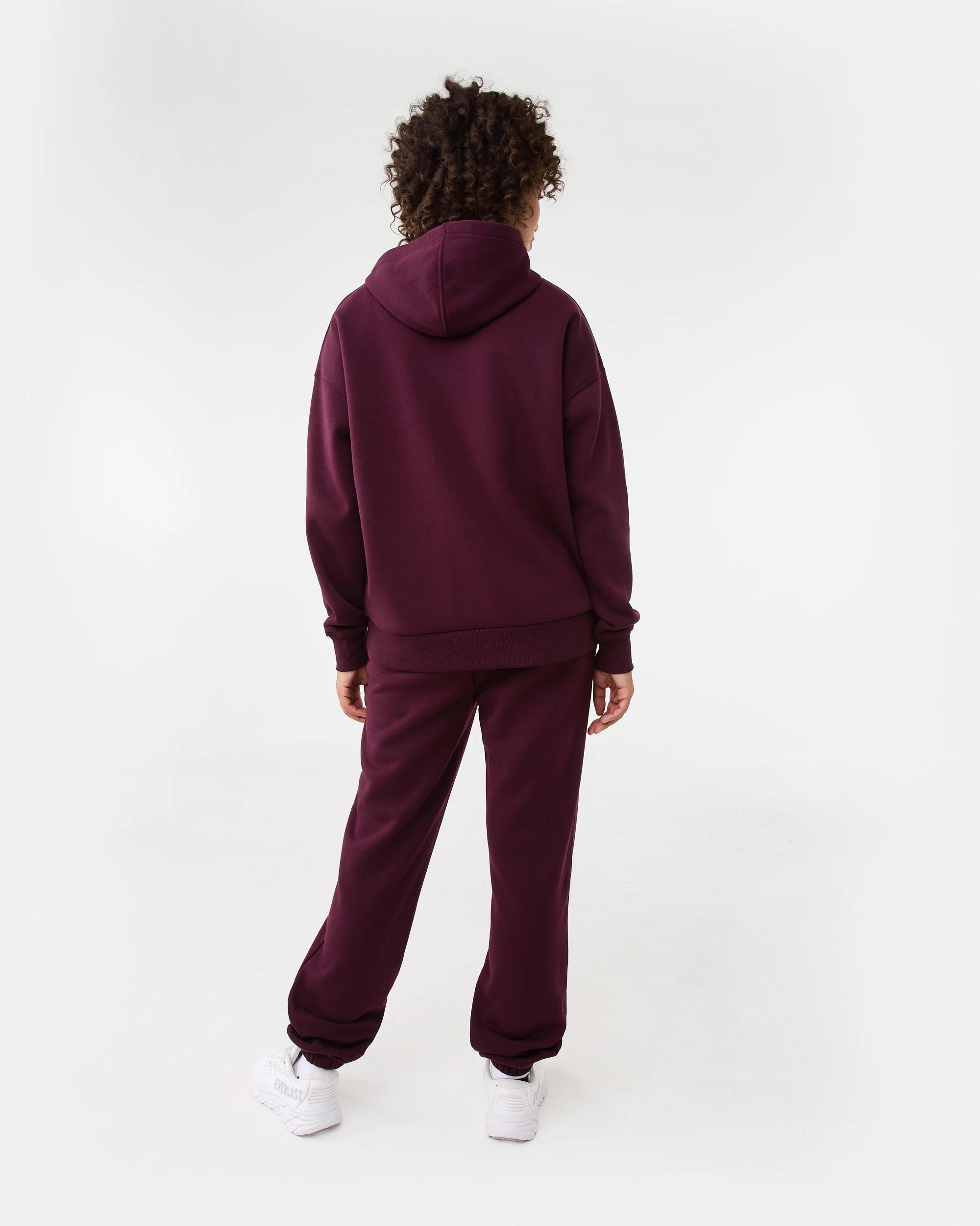 4 Everlast Womens Street Trackpants Deep Plum, 4 of 7