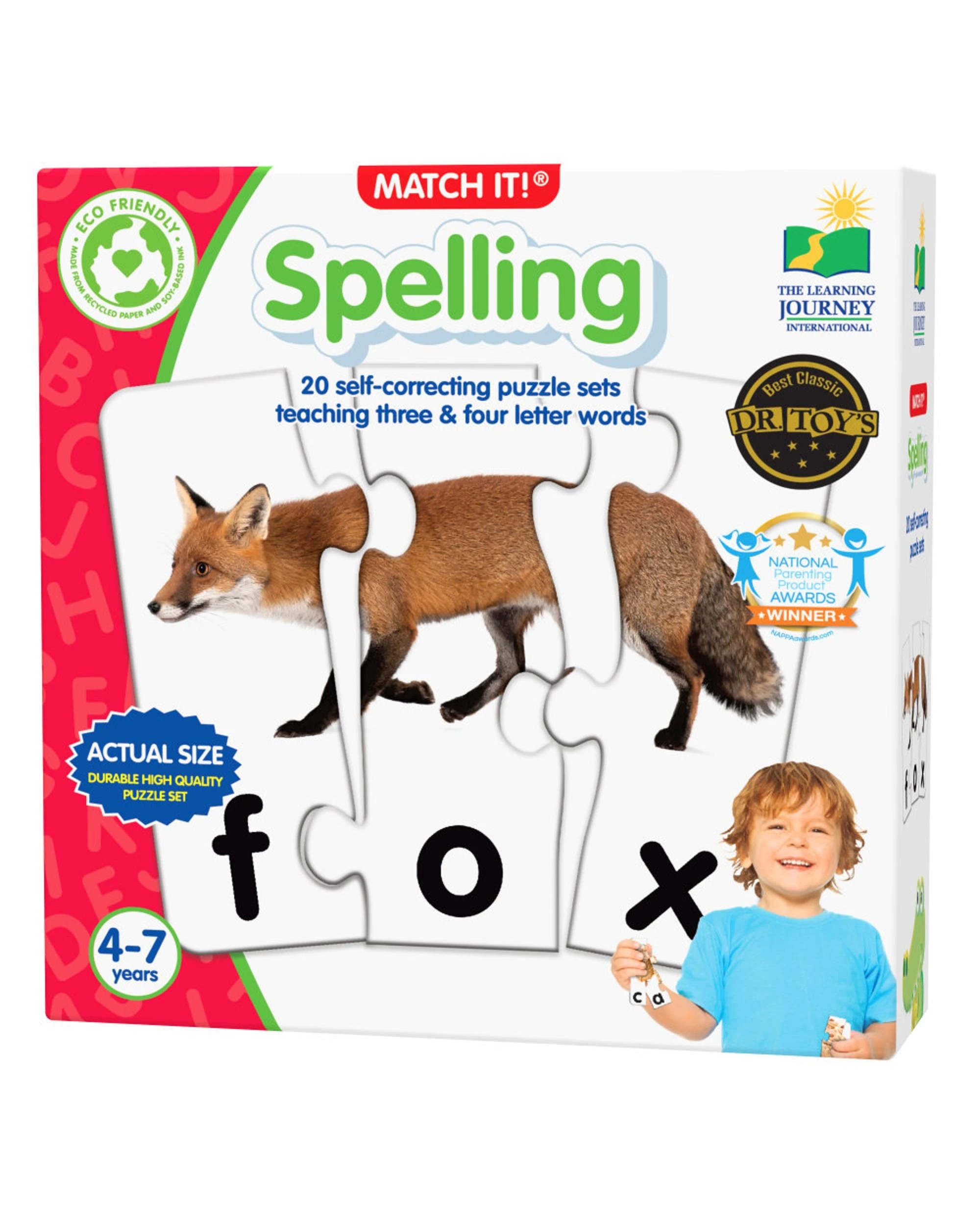 1 Learning Journey Match It Spelling Puzzle, 1 of 7