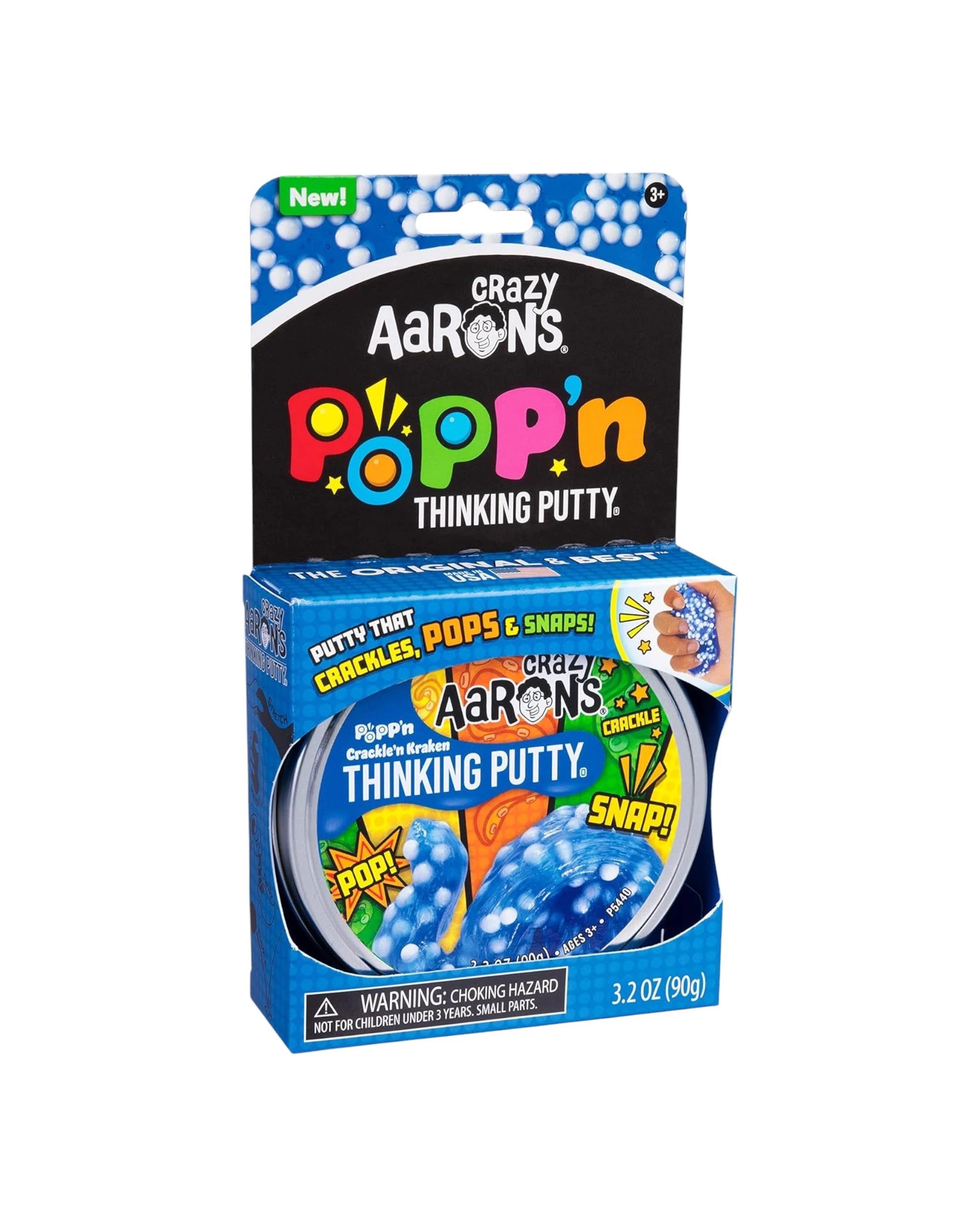 1 Crazy Aaron's Thinking Putty Popp'n Crackle'n Kraken, 1 of 6