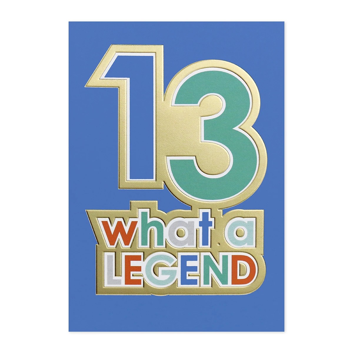 3 Connections from Hallmark 13th Birthday Card - What a Legend, 3 of 3