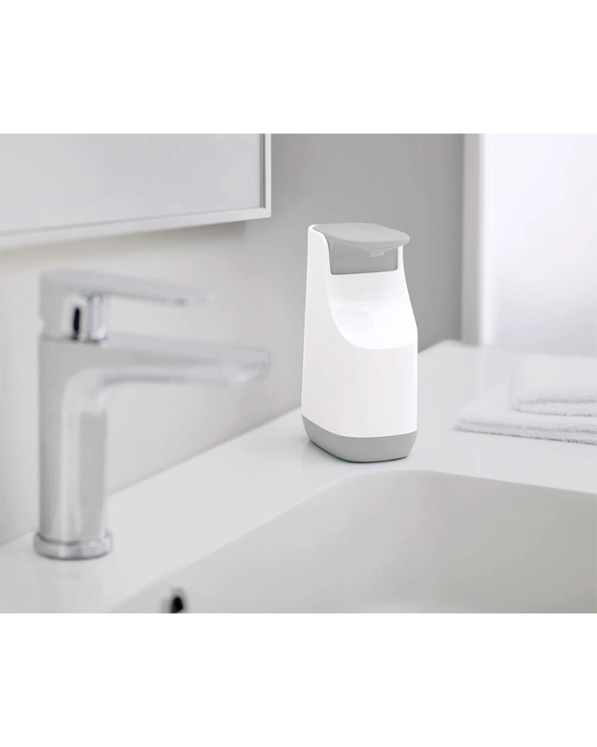 5 Joseph Joseph Soap Dispenser Slimline Refillable Non-Drip Pump 350ml 2PK - Grey, 5 of 7
