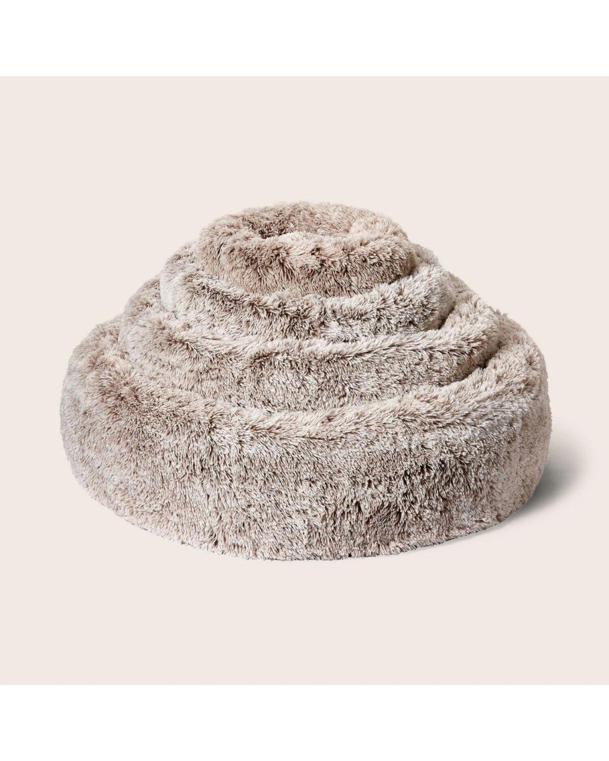 5 Snooza Calming Cuddler Plush Faux Fur Cosy Pet Dog Bed Mink Large, 5 of 5